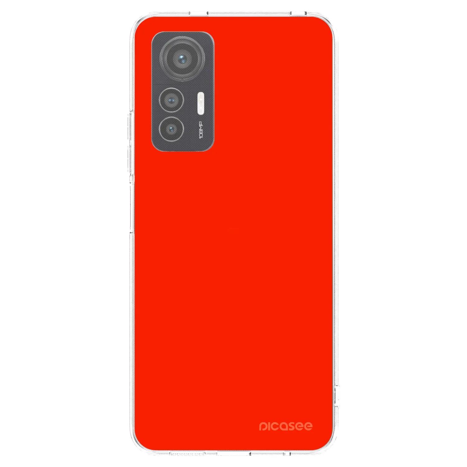Picasee átlátszó szilikon tok az alábbi mobiltelefonokra Xiaomi 12 Lite - Maranello Red