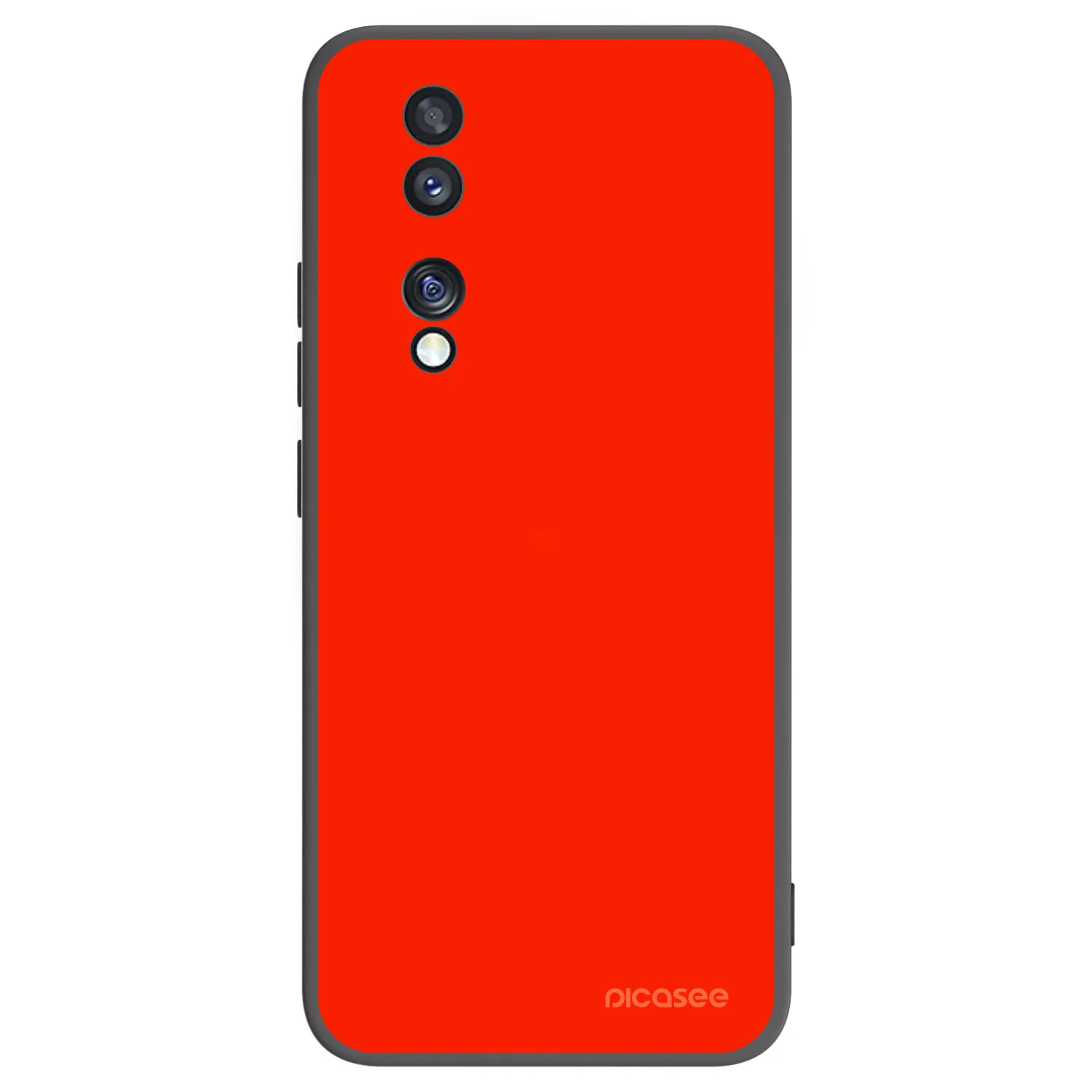 Picasee fekete szilikon tok az alábbi mobiltelefonokra Honor 70 - Maranello Red