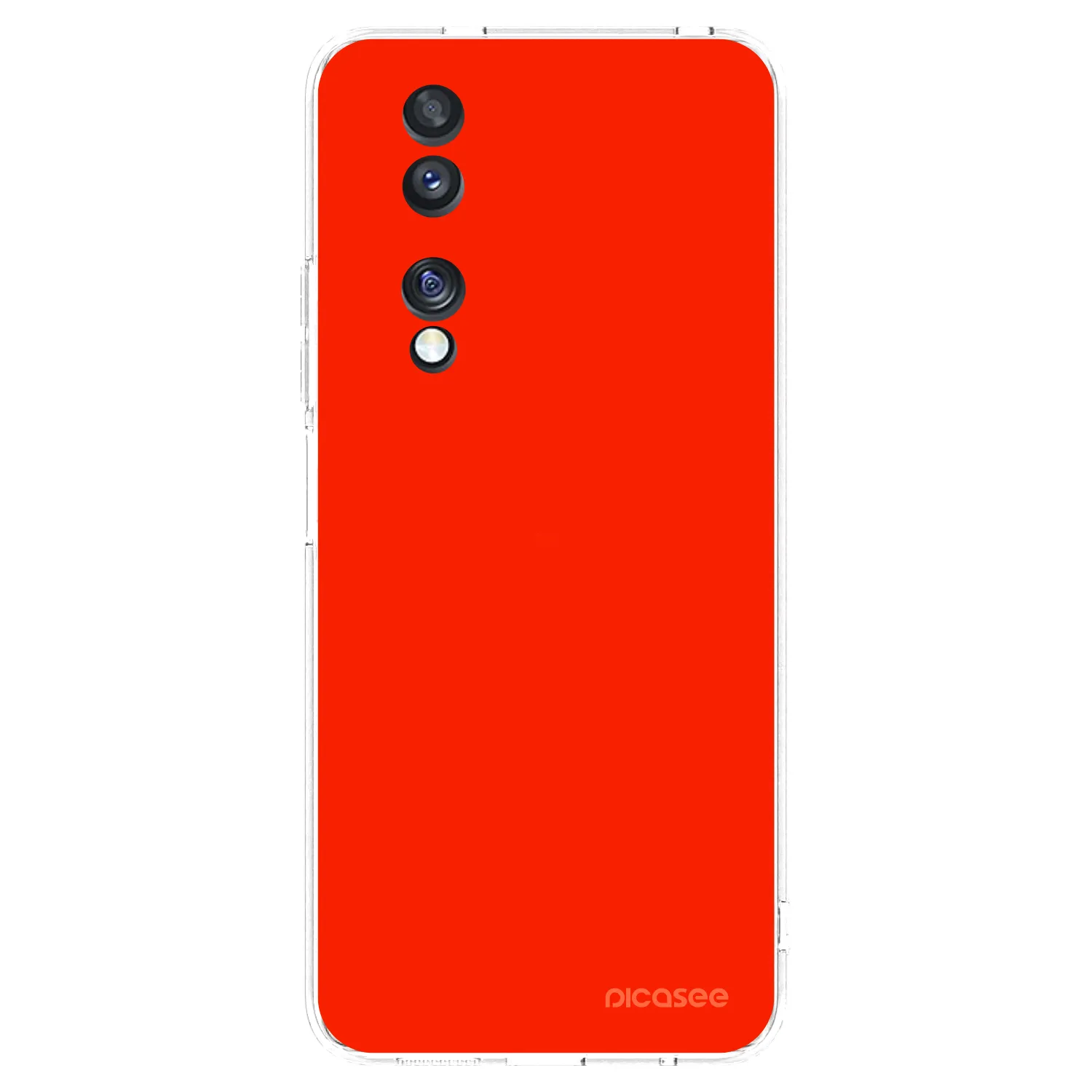 Picasee átlátszó szilikon tok az alábbi mobiltelefonokra Honor 70 - Maranello Red