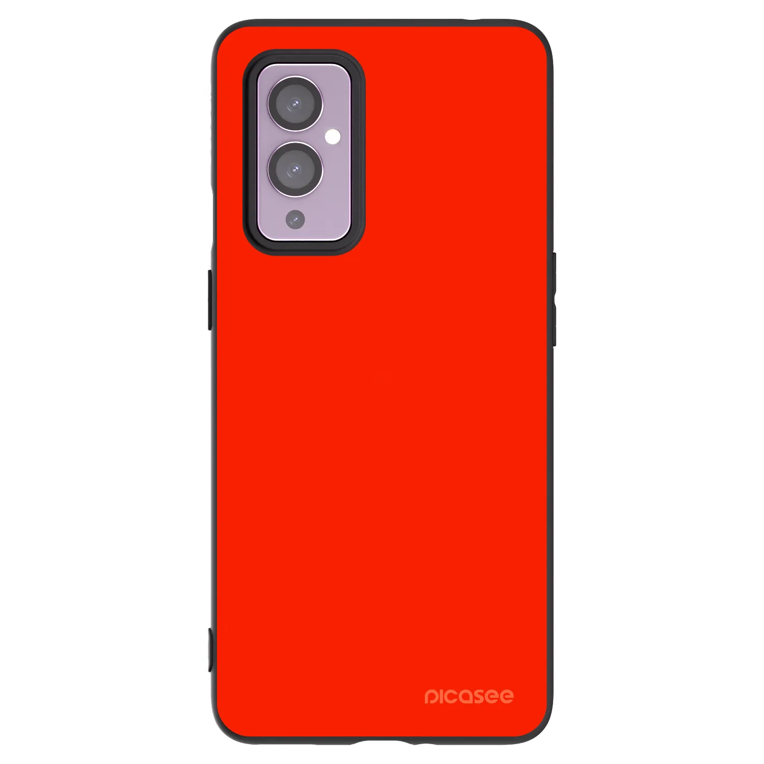 Picasee fekete szilikon tok az alábbi mobiltelefonokra OnePlus 9 - Maranello Red