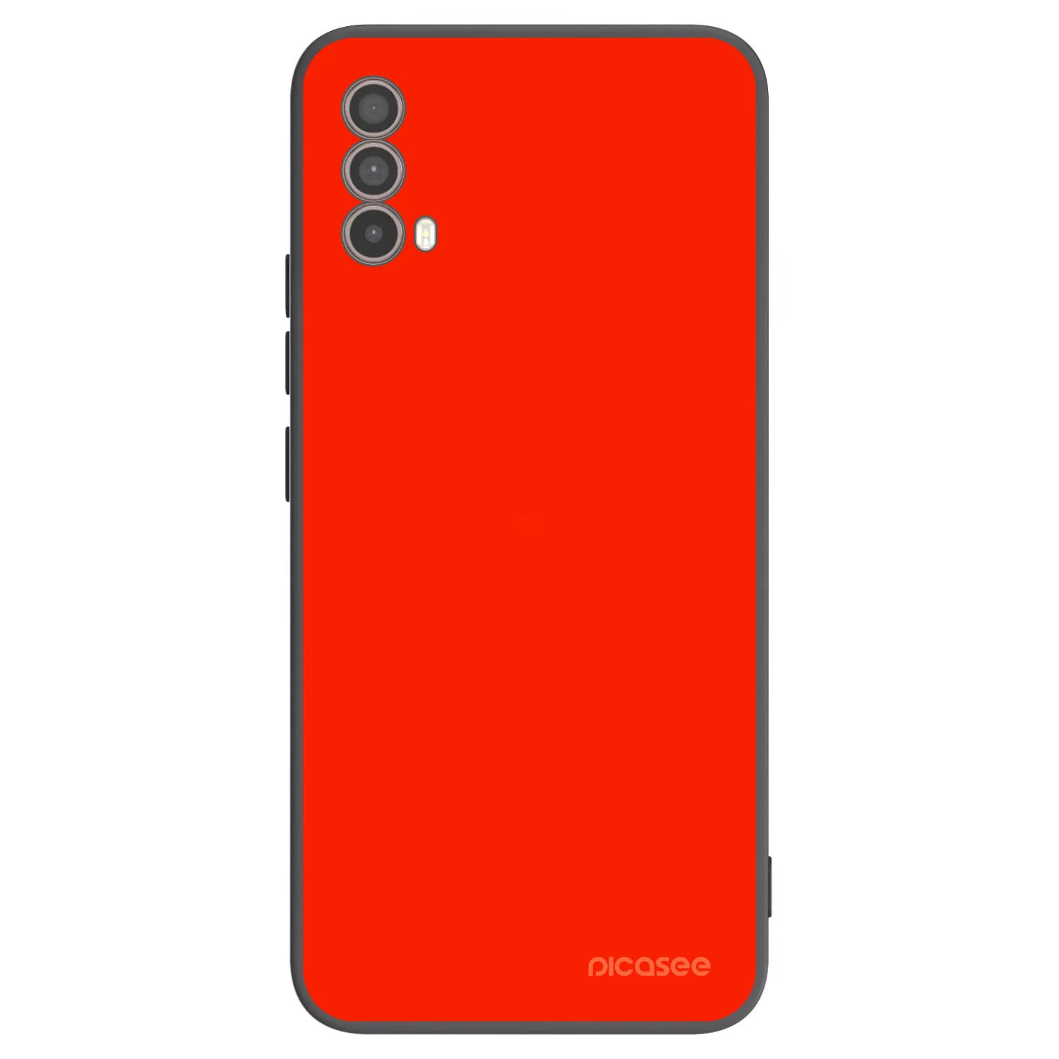 Picasee fekete szilikon tok az alábbi mobiltelefonokra Motorola Moto E40 - Maranello Red