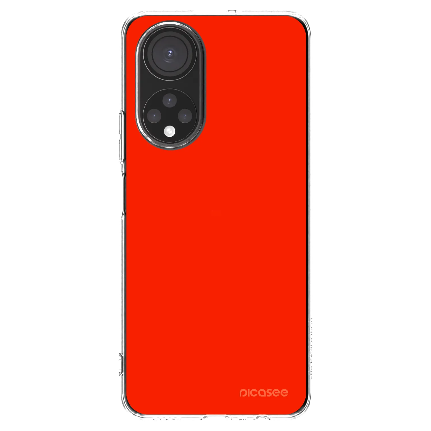Picasee átlátszó szilikon tok az alábbi mobiltelefonokra Honor X7 - Maranello Red