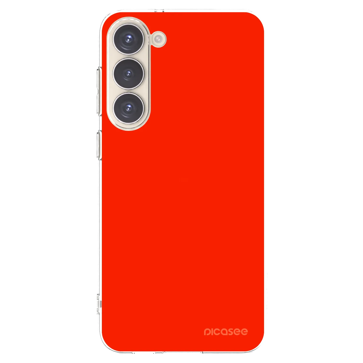 Picasee átlátszó szilikon tok az alábbi mobiltelefonokra Samsung Galaxy S23+ 5G - Maranello Red