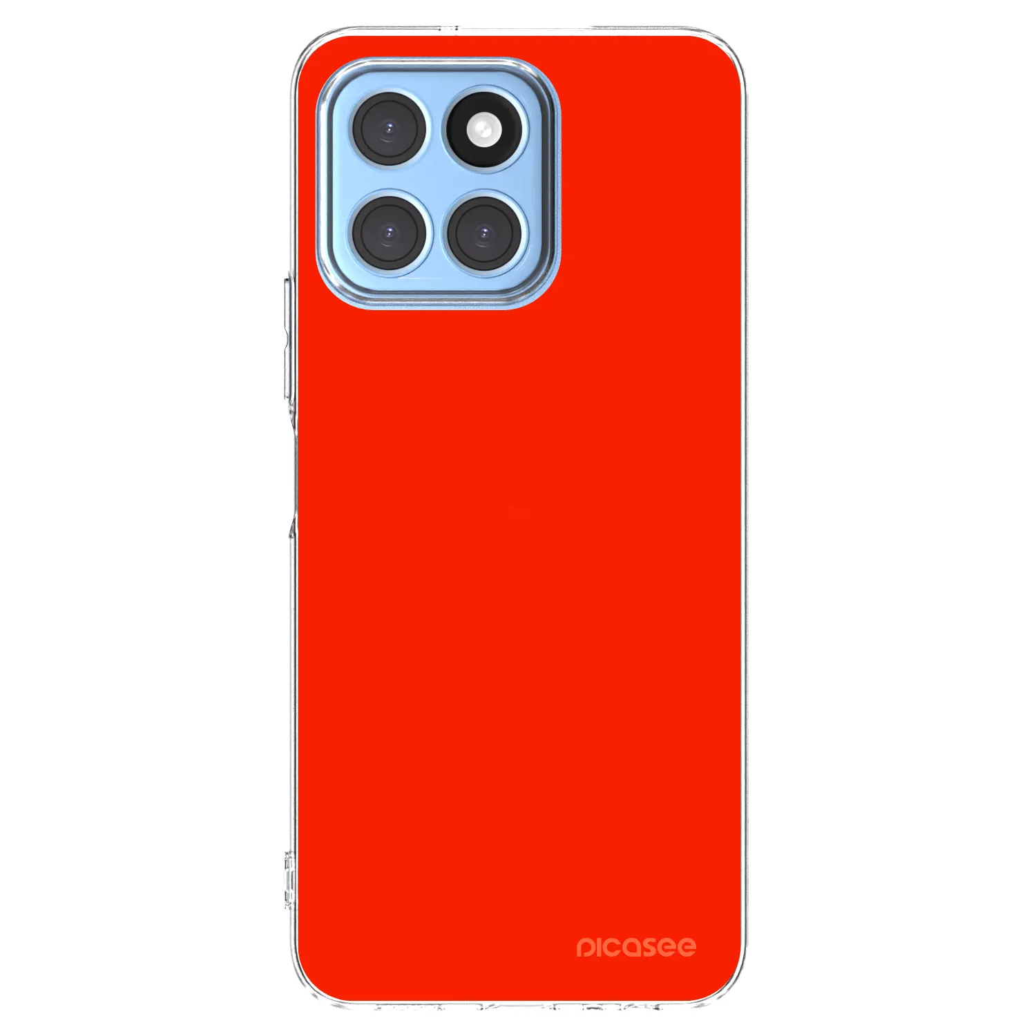 Picasee átlátszó szilikon tok az alábbi mobiltelefonokra Honor X6 - Maranello Red