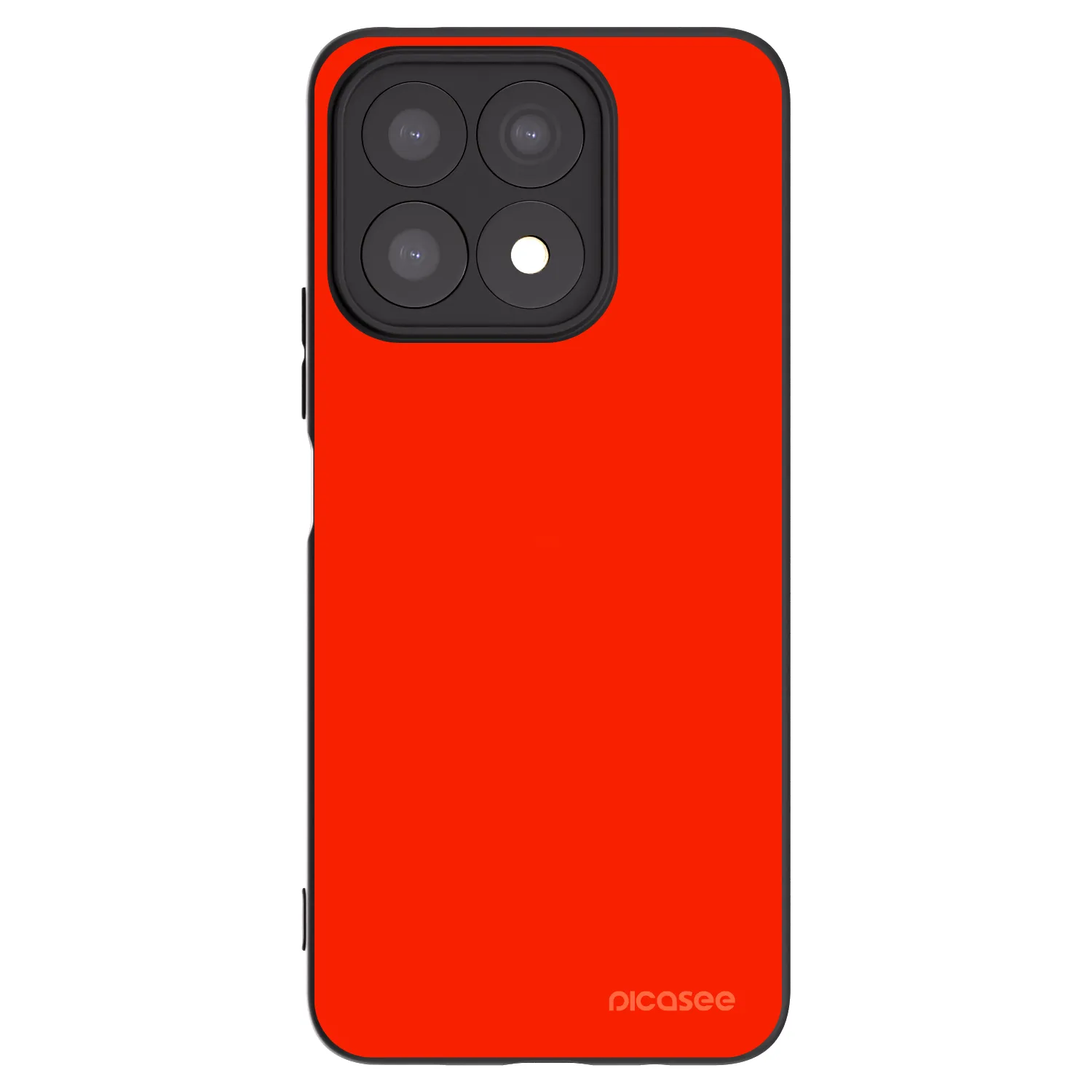 Picasee fekete szilikon tok az alábbi mobiltelefonokra Honor X8a - Maranello Red