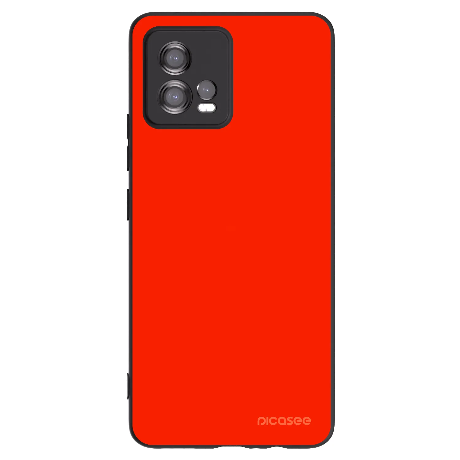 Picasee fekete szilikon tok az alábbi mobiltelefonokra Motorola Moto G72 - Maranello Red