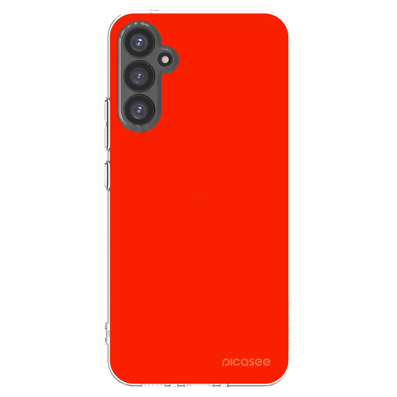 Picasee átlátszó szilikon tok az alábbi mobiltelefonokra Samsung Galaxy A34 5G A346B - Maranello Red