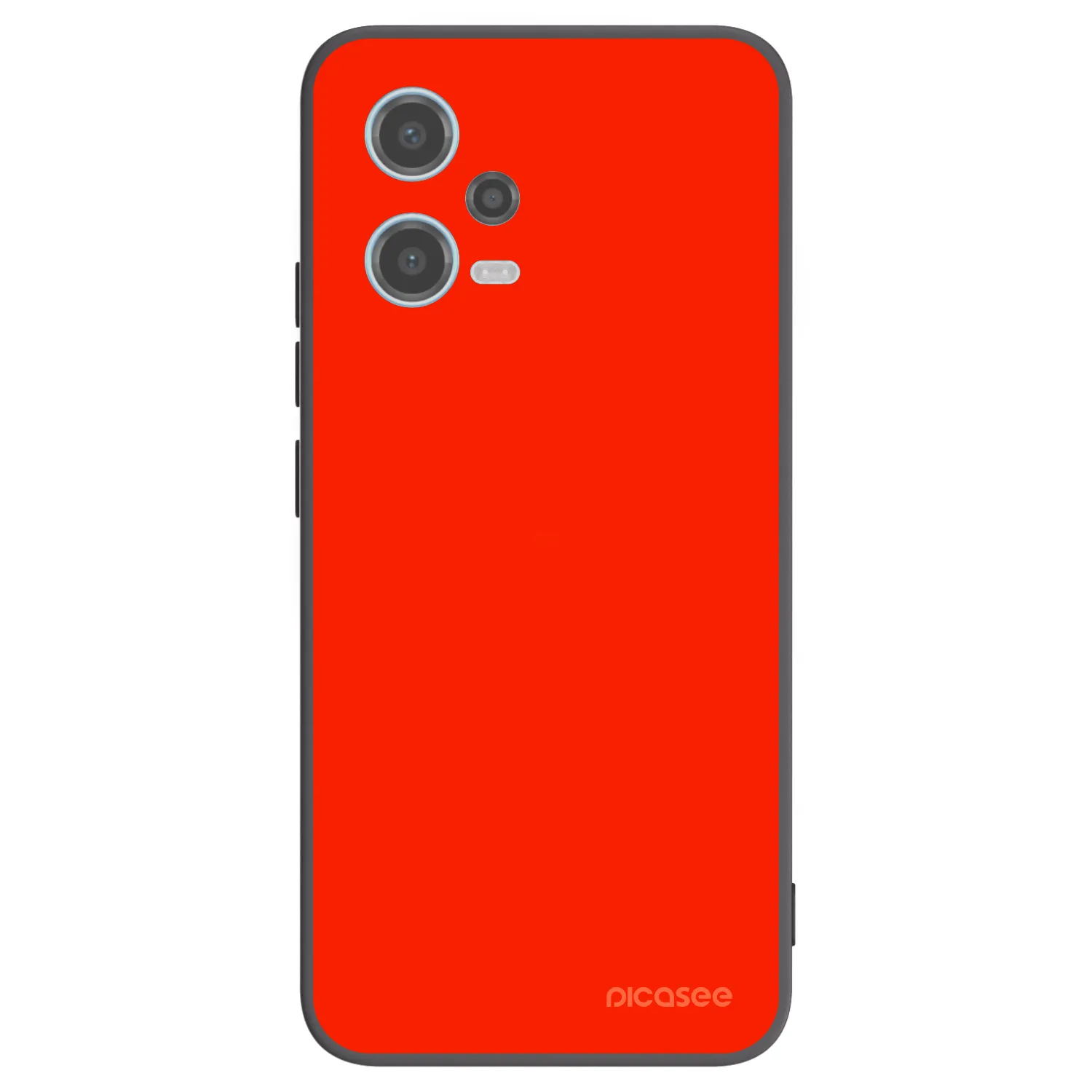 Picasee fekete szilikon tok az alábbi mobiltelefonokra Xiaomi Redmi Note 12 5G - Maranello Red
