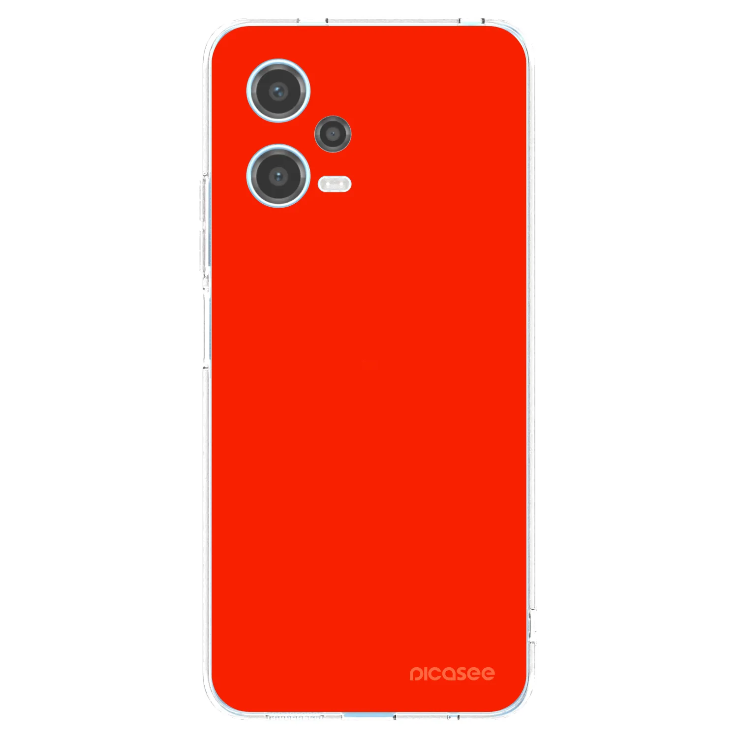 Picasee átlátszó szilikon tok az alábbi mobiltelefonokra Xiaomi Redmi Note 12 5G - Maranello Red