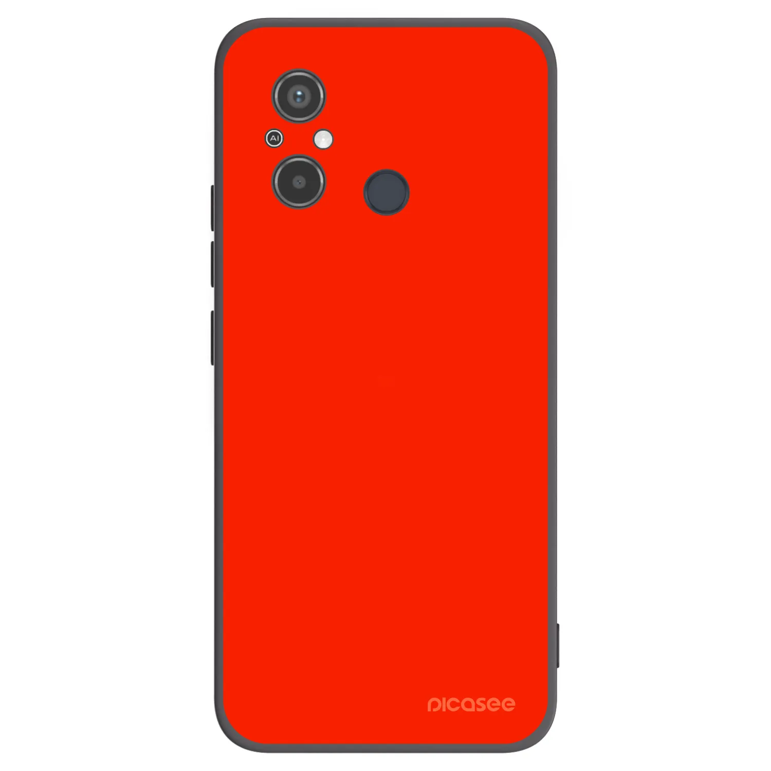 Picasee fekete szilikon tok az alábbi mobiltelefonokra Xiaomi Redmi 12C - Maranello Red