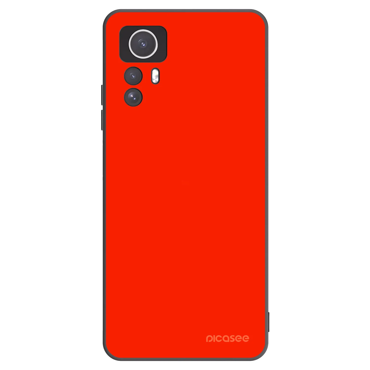 Picasee fekete szilikon tok az alábbi mobiltelefonokra Xiaomi Redmi Note 12S - Maranello Red