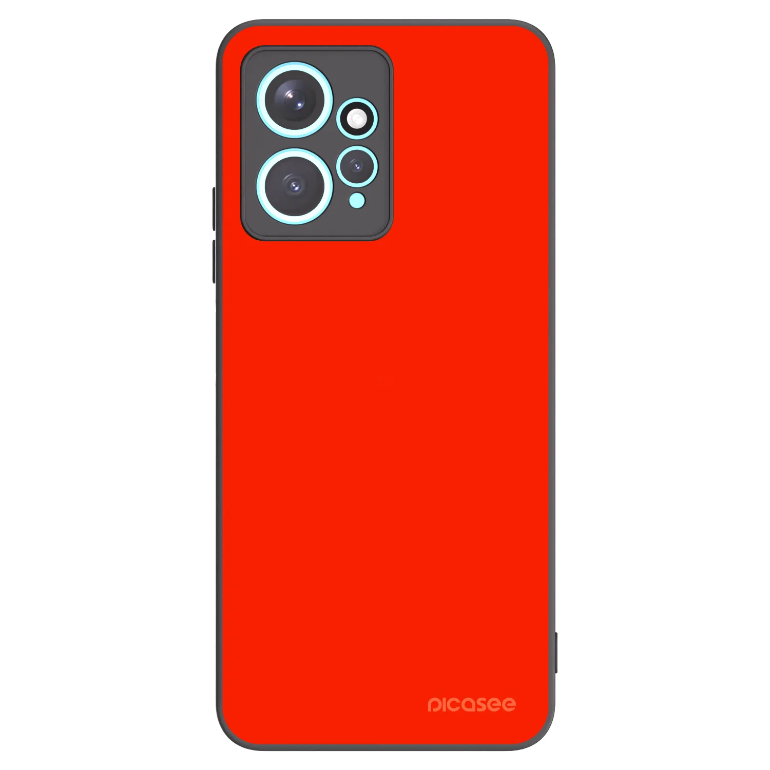 Picasee fekete szilikon tok az alábbi mobiltelefonokra Xiaomi Redmi Note 12 4G - Maranello Red