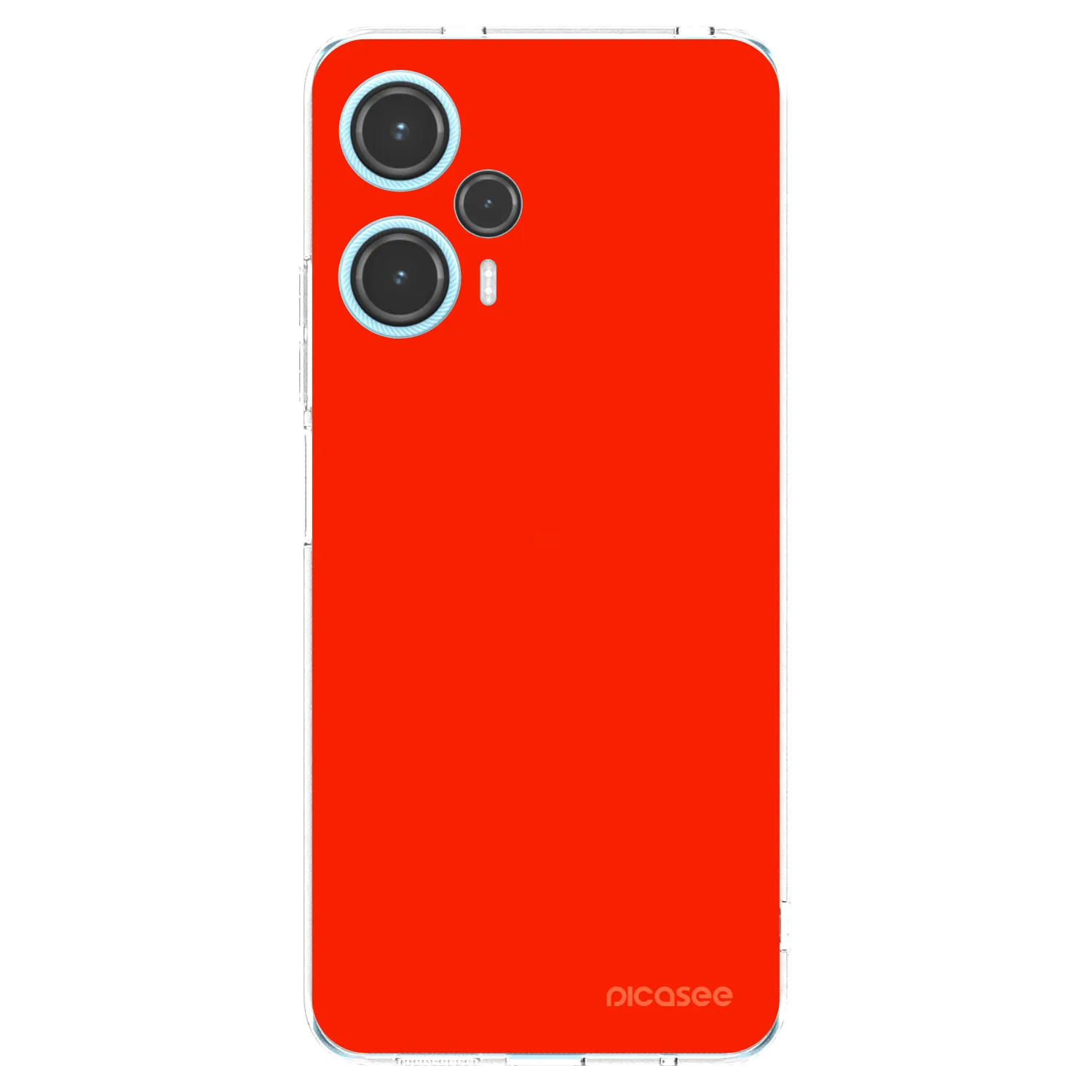 Picasee átlátszó szilikon tok az alábbi mobiltelefonokra Xiaomi Poco F5 - Maranello Red