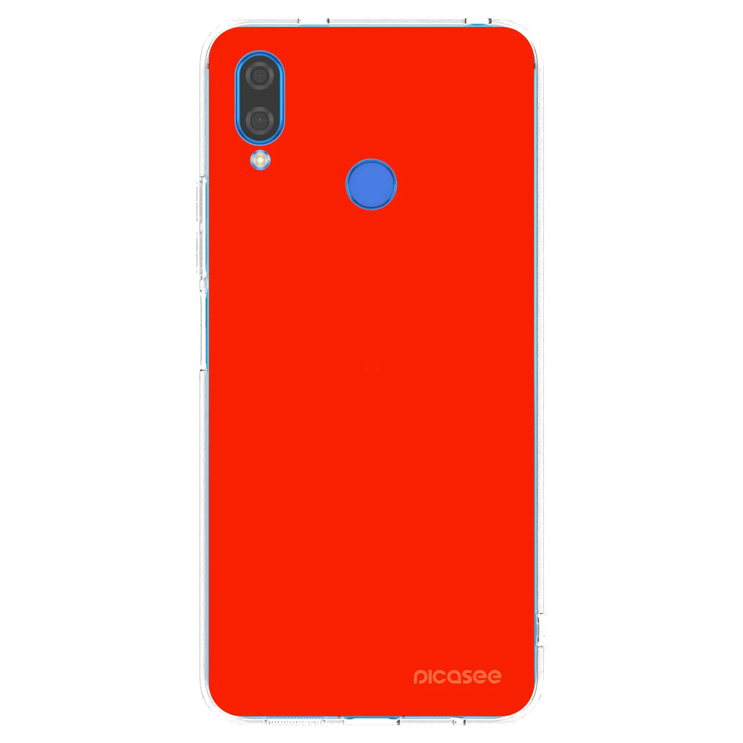 Picasee átlátszó szilikon tok az alábbi mobiltelefonokra Huawei Nova 3i - Maranello Red