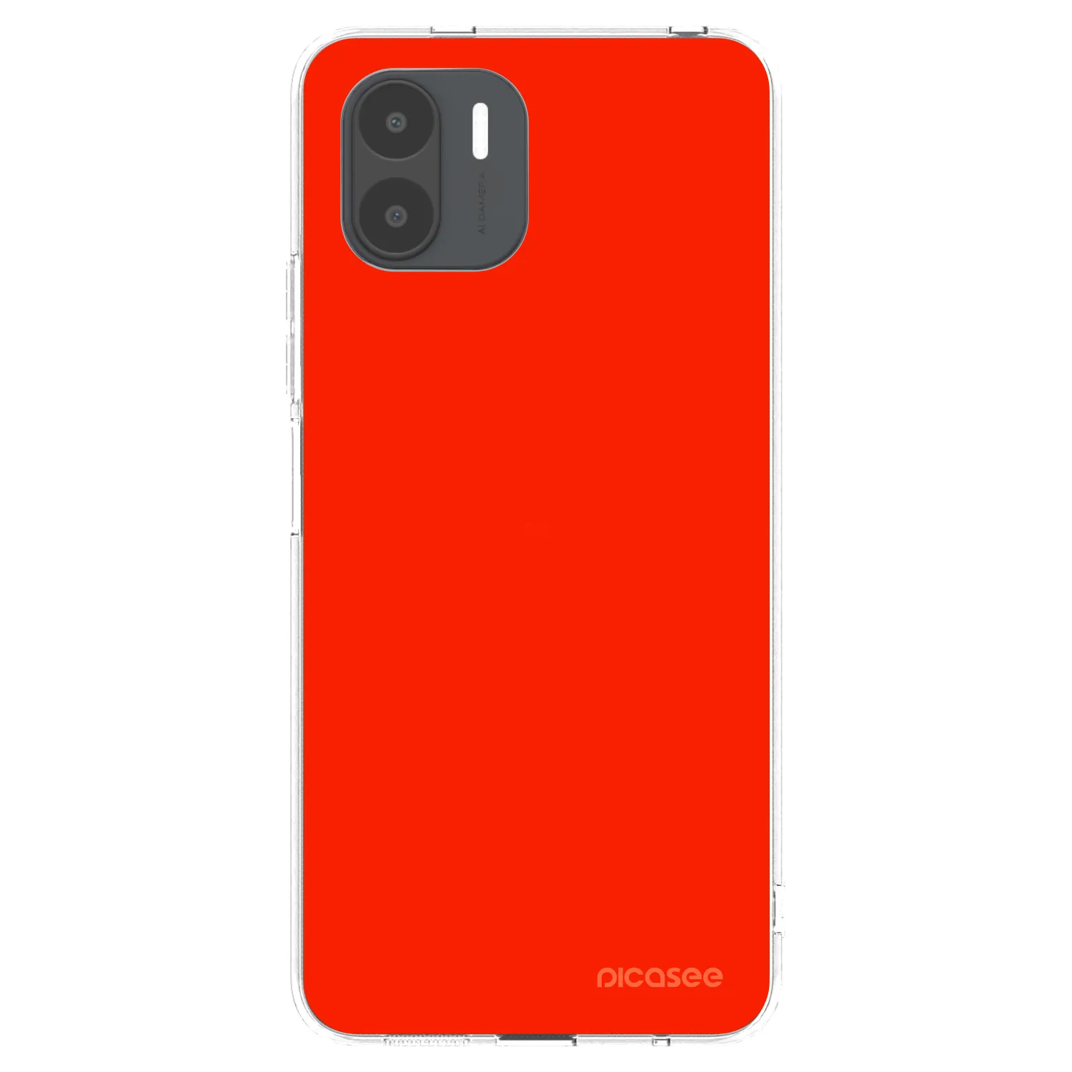 Picasee átlátszó szilikon tok az alábbi mobiltelefonokra Xiaomi Redmi A2 - Maranello Red