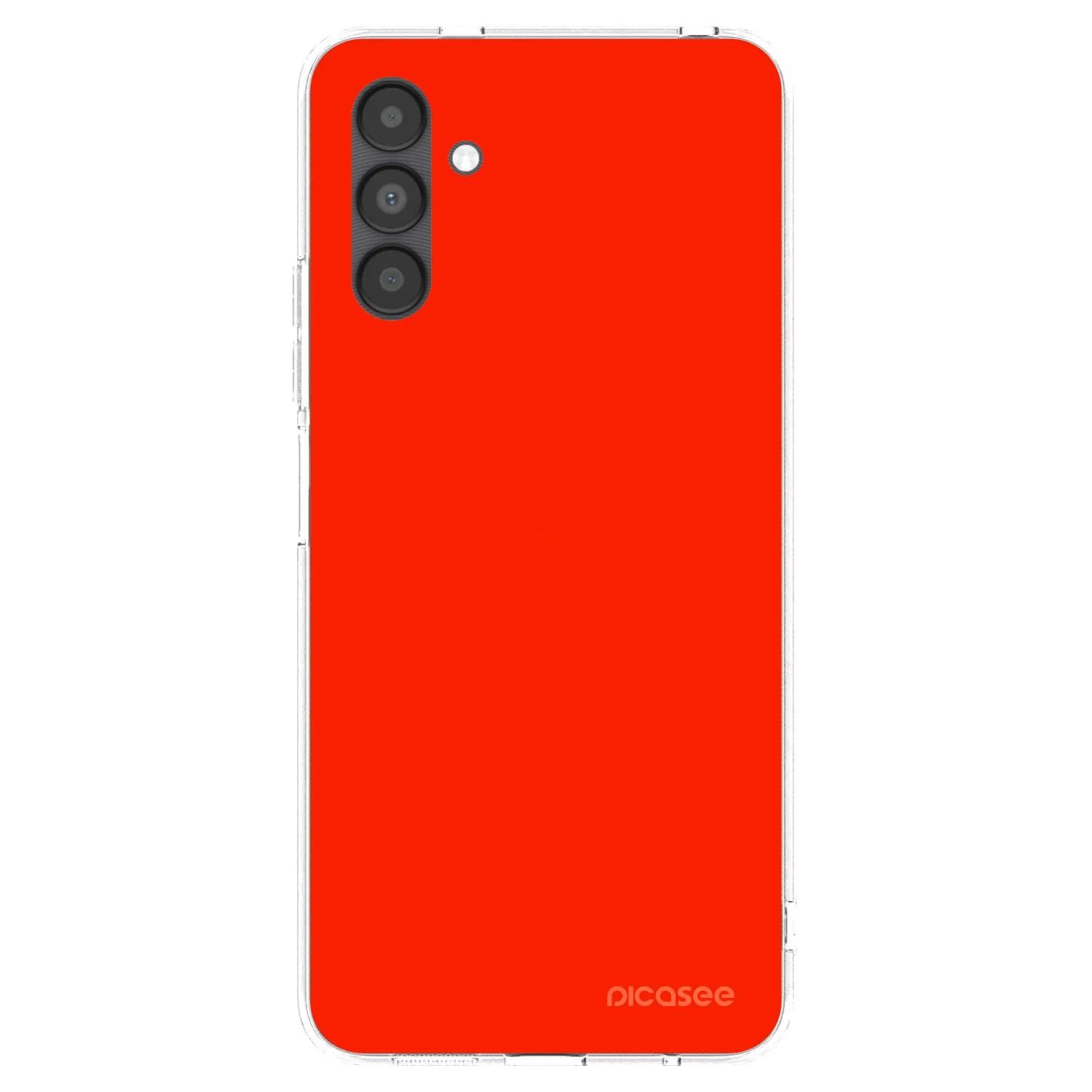 Picasee átlátszó szilikon tok az alábbi mobiltelefonokra Samsung Galaxy A04s A047F - Maranello Red