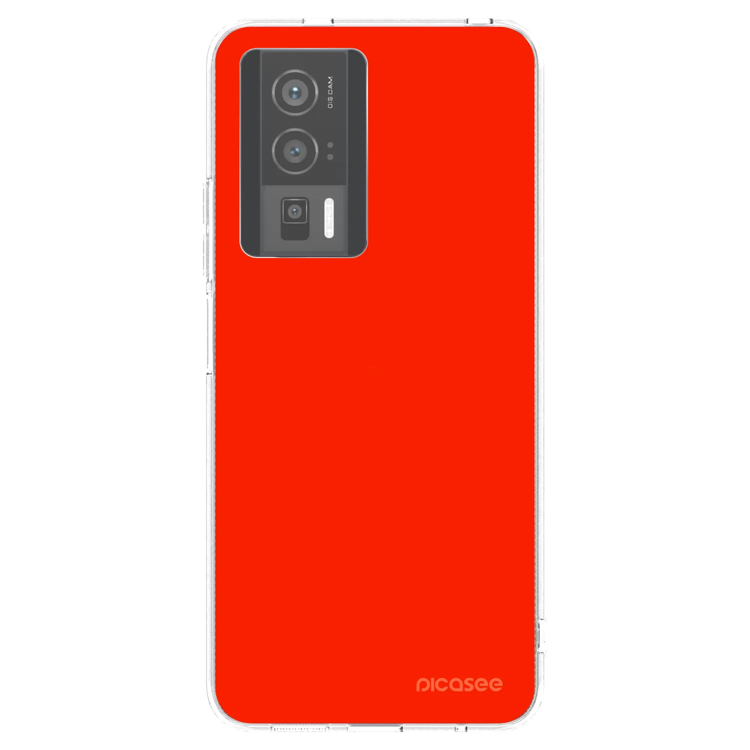 Picasee átlátszó szilikon tok az alábbi mobiltelefonokra Xiaomi Poco F5 Pro 5G - Maranello Red