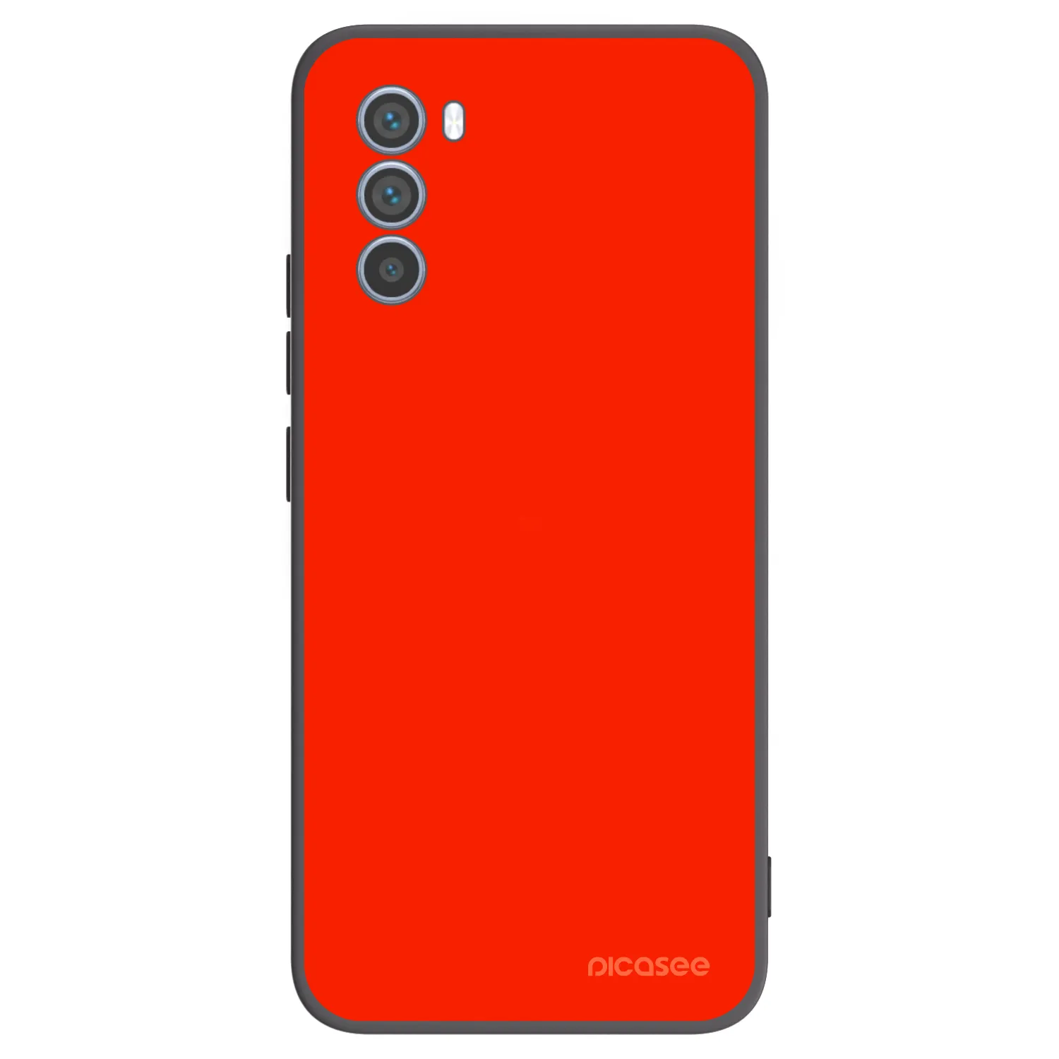 Picasee fekete szilikon tok az alábbi mobiltelefonokra Motorola Moto G62 - Maranello Red