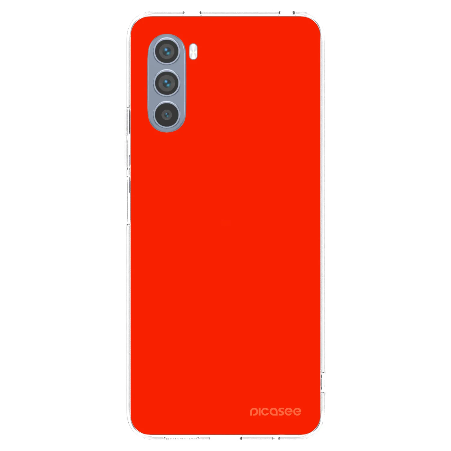Picasee átlátszó szilikon tok az alábbi mobiltelefonokra Motorola Moto G62 - Maranello Red