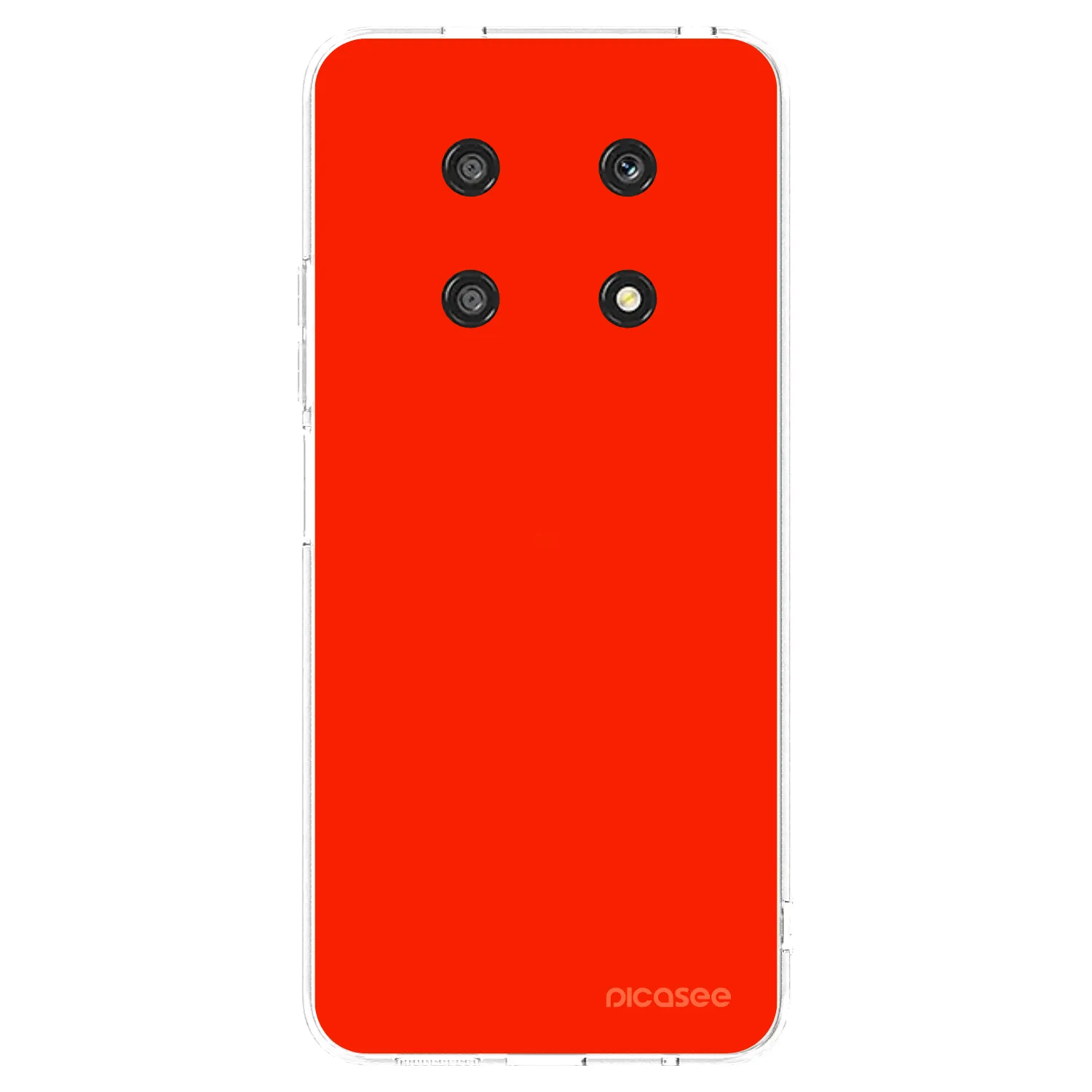 Picasee átlátszó szilikon tok az alábbi mobiltelefonokra Honor Magic4 Lite 5G - Maranello Red