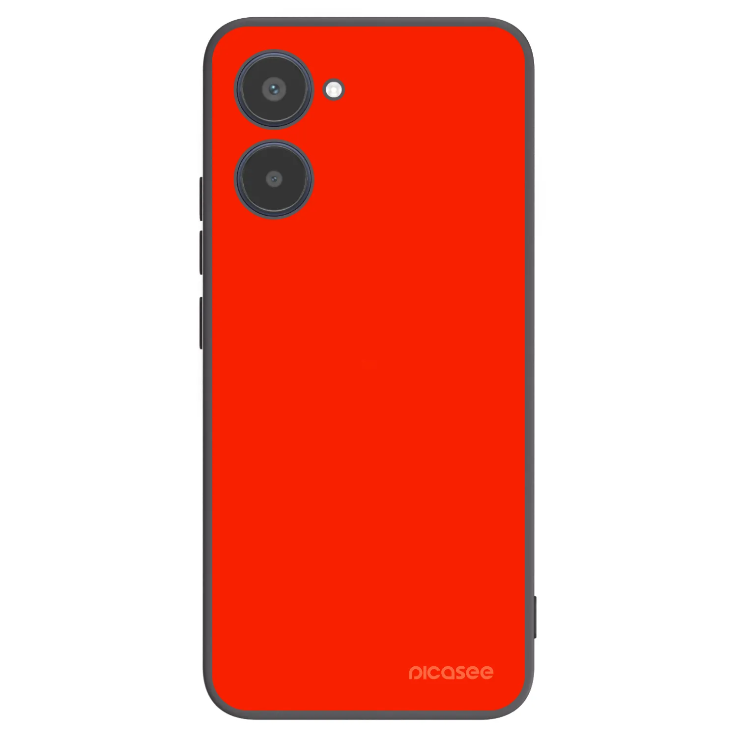 Picasee fekete szilikon tok az alábbi mobiltelefonokra Realme 10 4G - Maranello Red