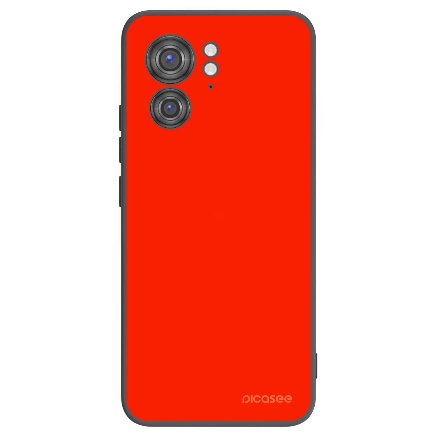 Picasee fekete szilikon tok az alábbi mobiltelefonokra Motorola Edge 40 - Maranello Red