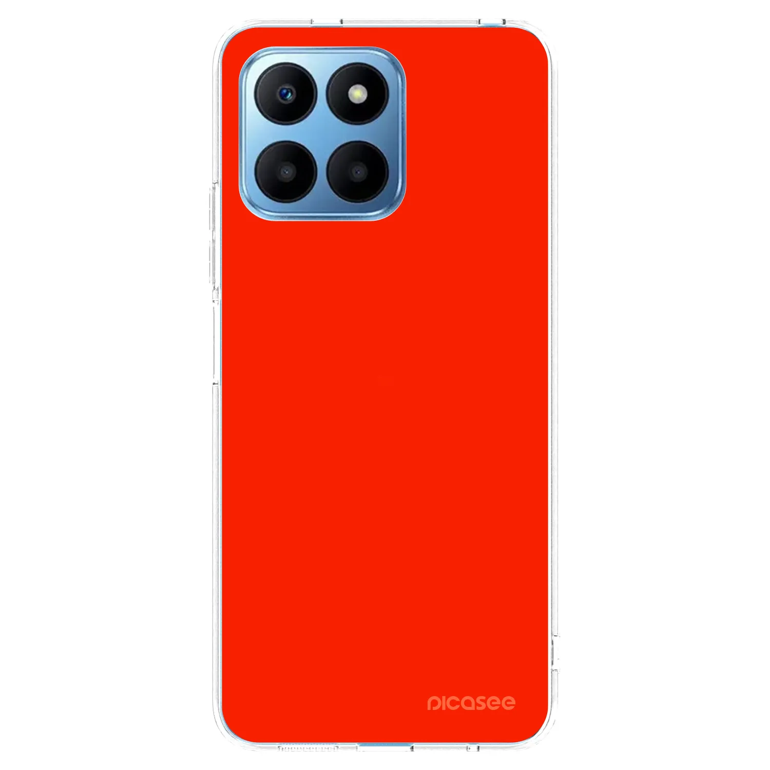 Picasee átlátszó szilikon tok az alábbi mobiltelefonokra Honor 70 Lite - Maranello Red