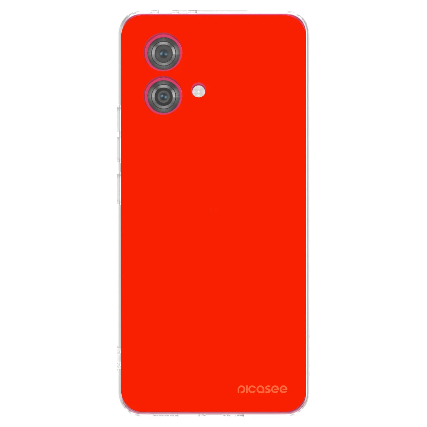 Picasee átlátszó szilikon tok az alábbi mobiltelefonokra Motorola Moto G84 5G - Maranello Red