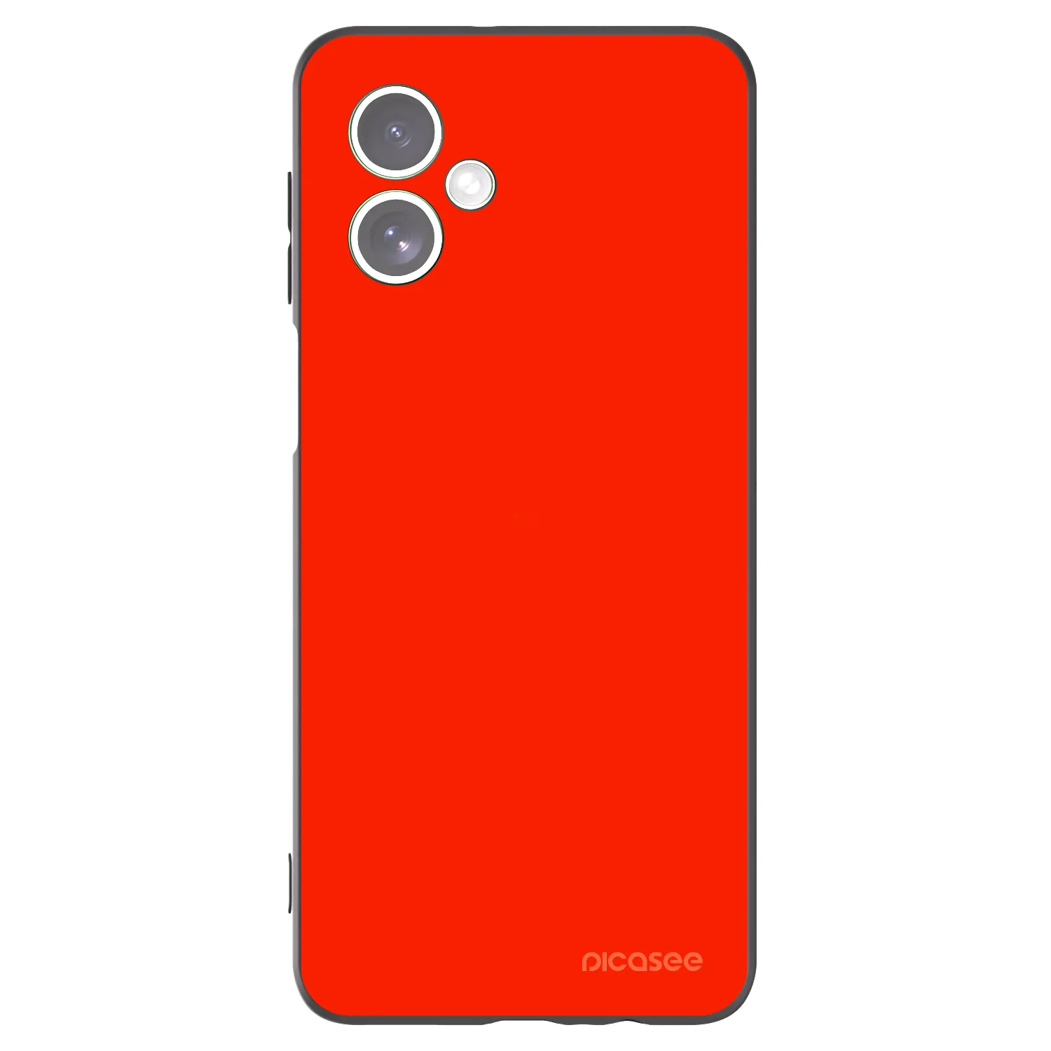 Picasee fekete szilikon tok az alábbi mobiltelefonokra Motorola Moto G54 5G - Maranello Red