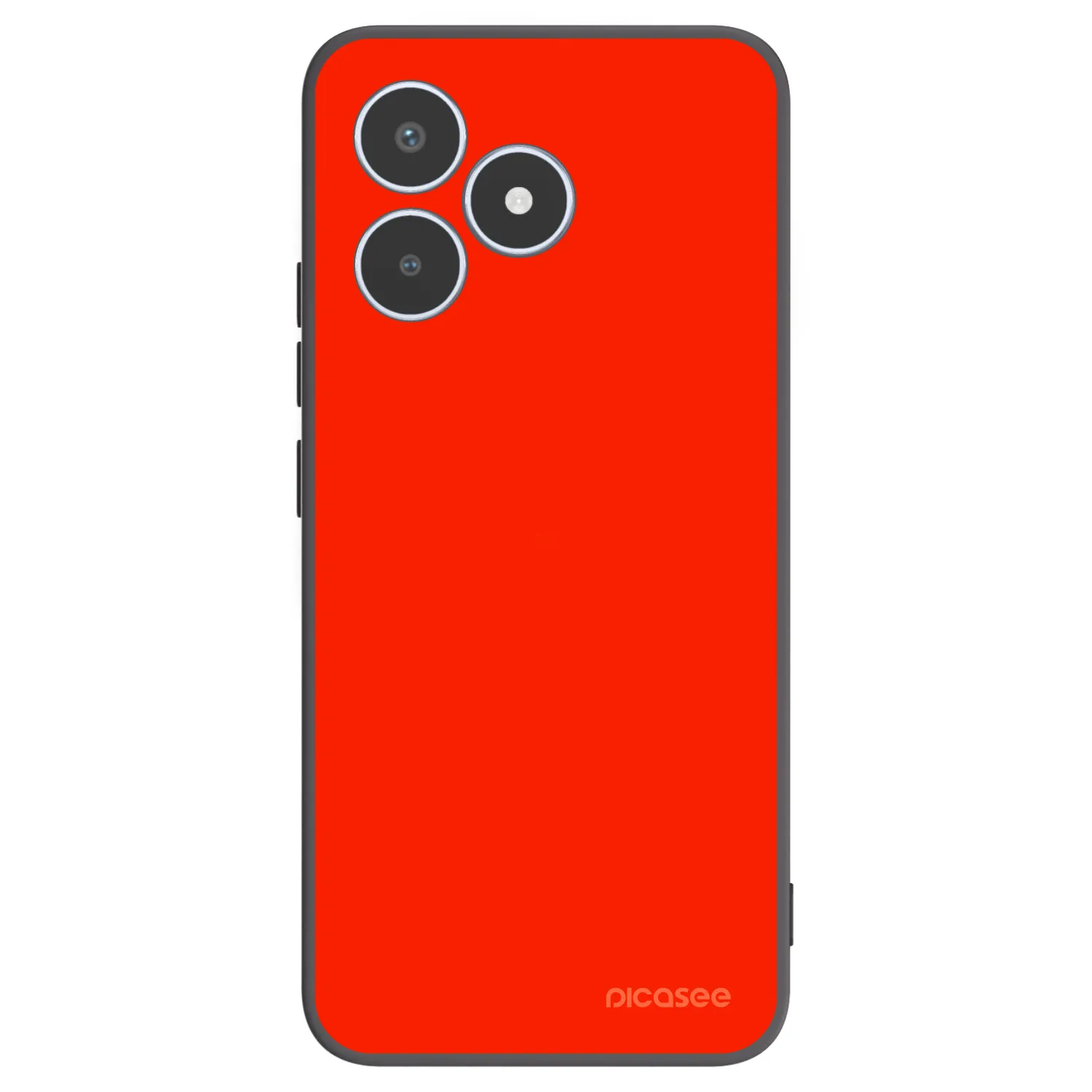 Picasee fekete szilikon tok az alábbi mobiltelefonokra Realme C53 - Maranello Red