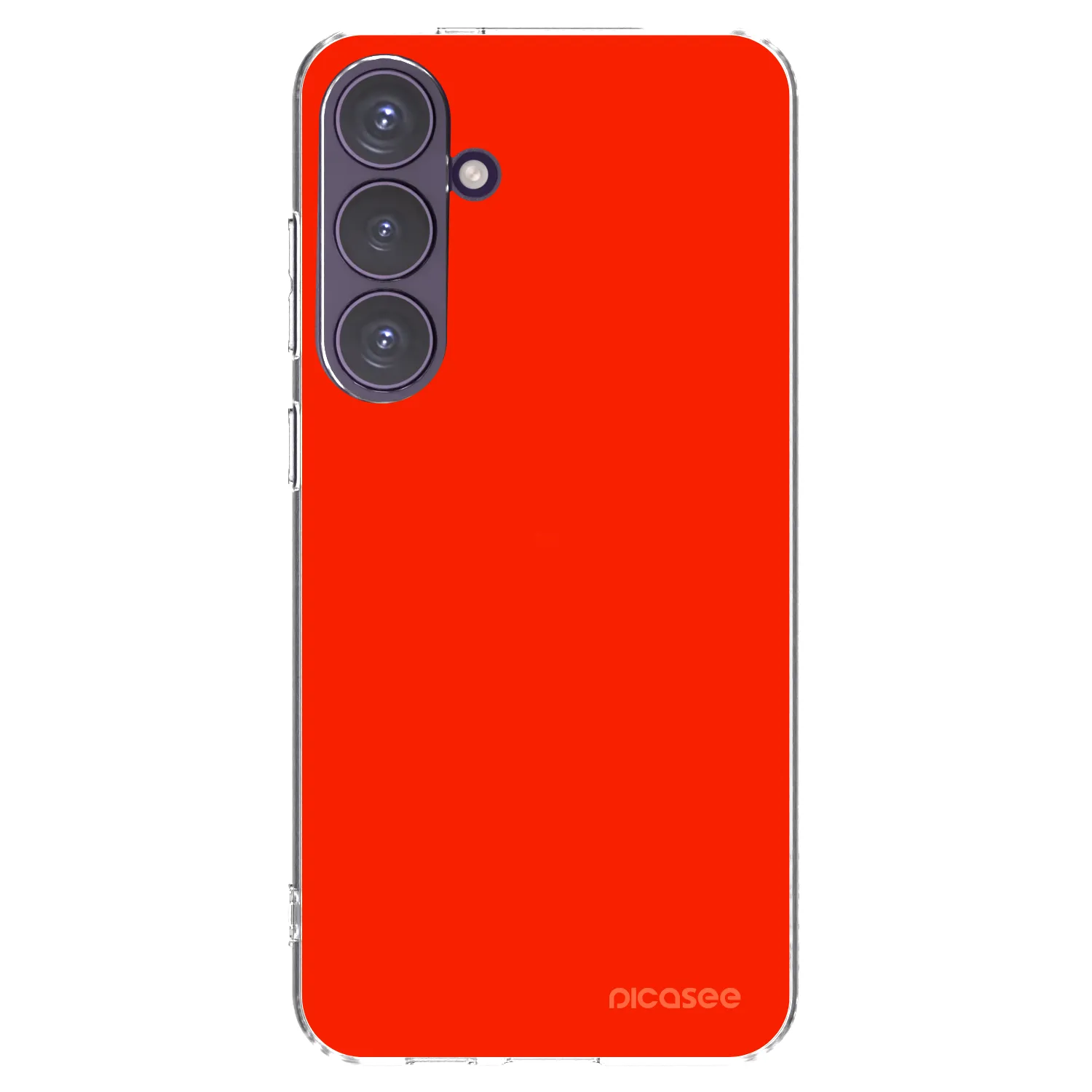 Picasee átlátszó szilikon tok az alábbi mobiltelefonokra Samsung Galaxy S24+ S926B 5G - Maranello Red