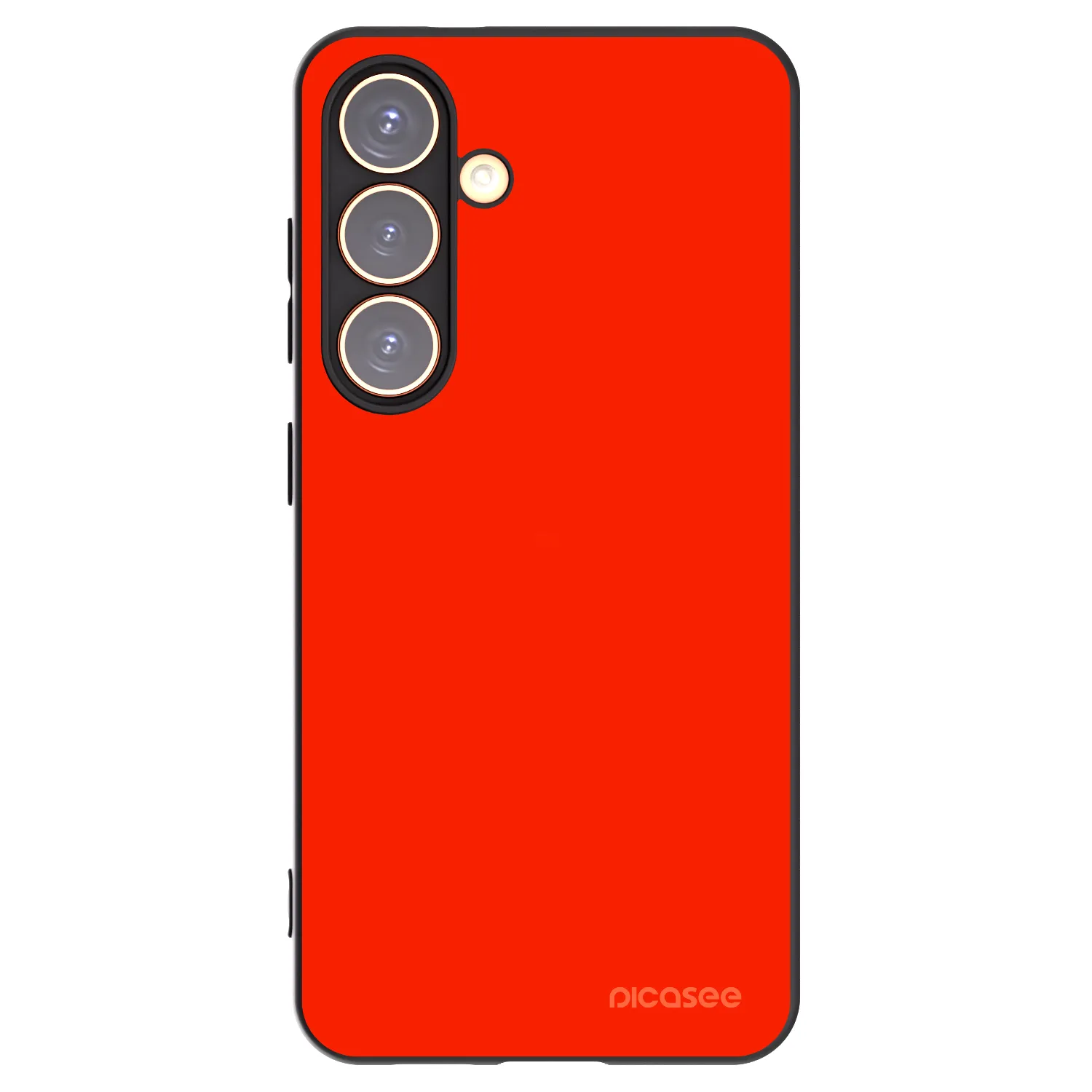 Picasee fekete szilikon tok az alábbi mobiltelefonokra Samsung Galaxy S24 S921B 5G - Maranello Red