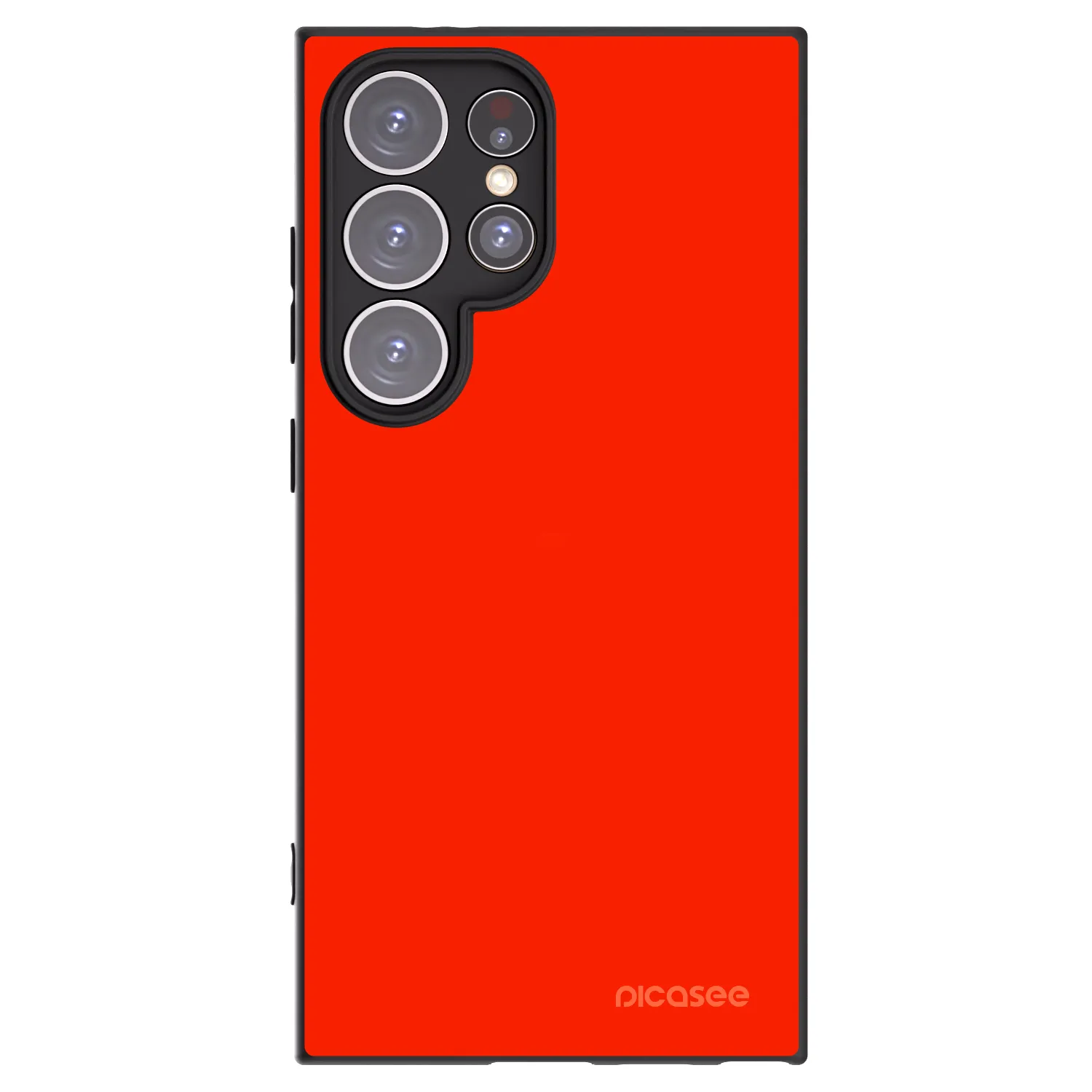 Picasee fekete szilikon tok az alábbi mobiltelefonokra Samsung Galaxy S24 Ultra S928B 5G - Maranello Red