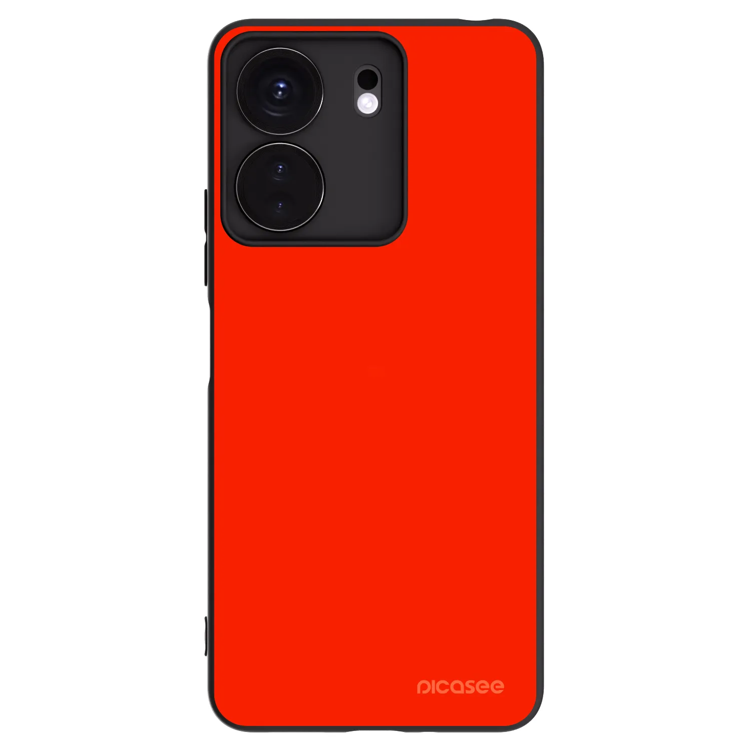Picasee fekete szilikon tok az alábbi mobiltelefonokra Xiaomi Redmi 13C 4G - Maranello Red