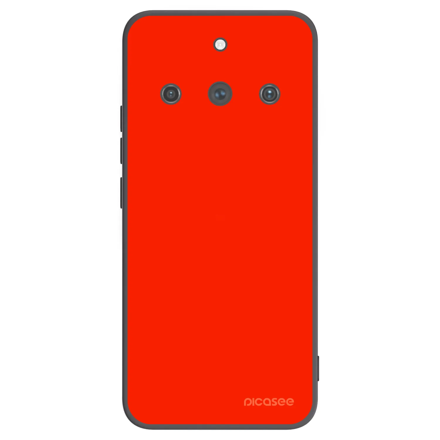 Picasee fekete szilikon tok az alábbi mobiltelefonokra Realme 11 Pro+ - Maranello Red