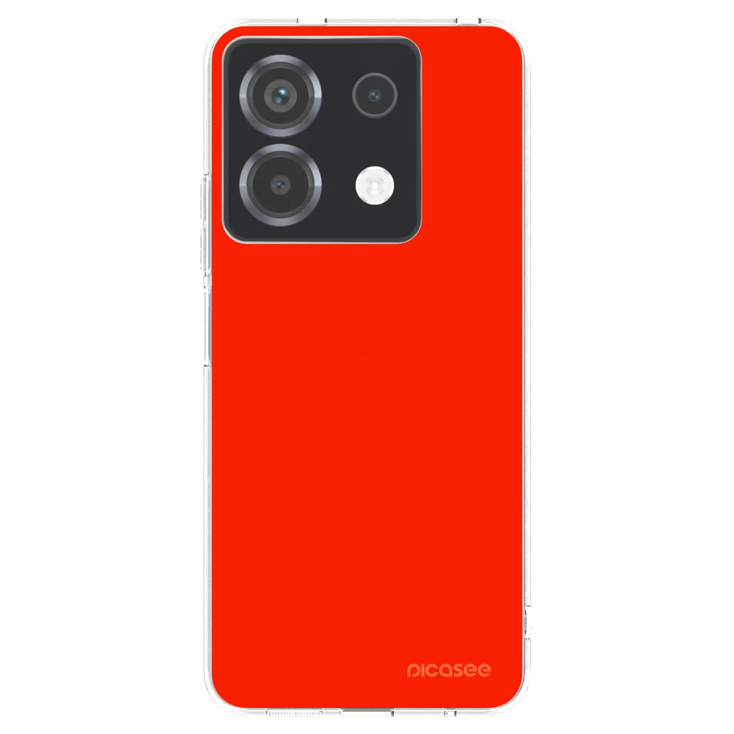 Picasee átlátszó szilikon tok az alábbi mobiltelefonokra Xiaomi Poco X6 - Maranello Red