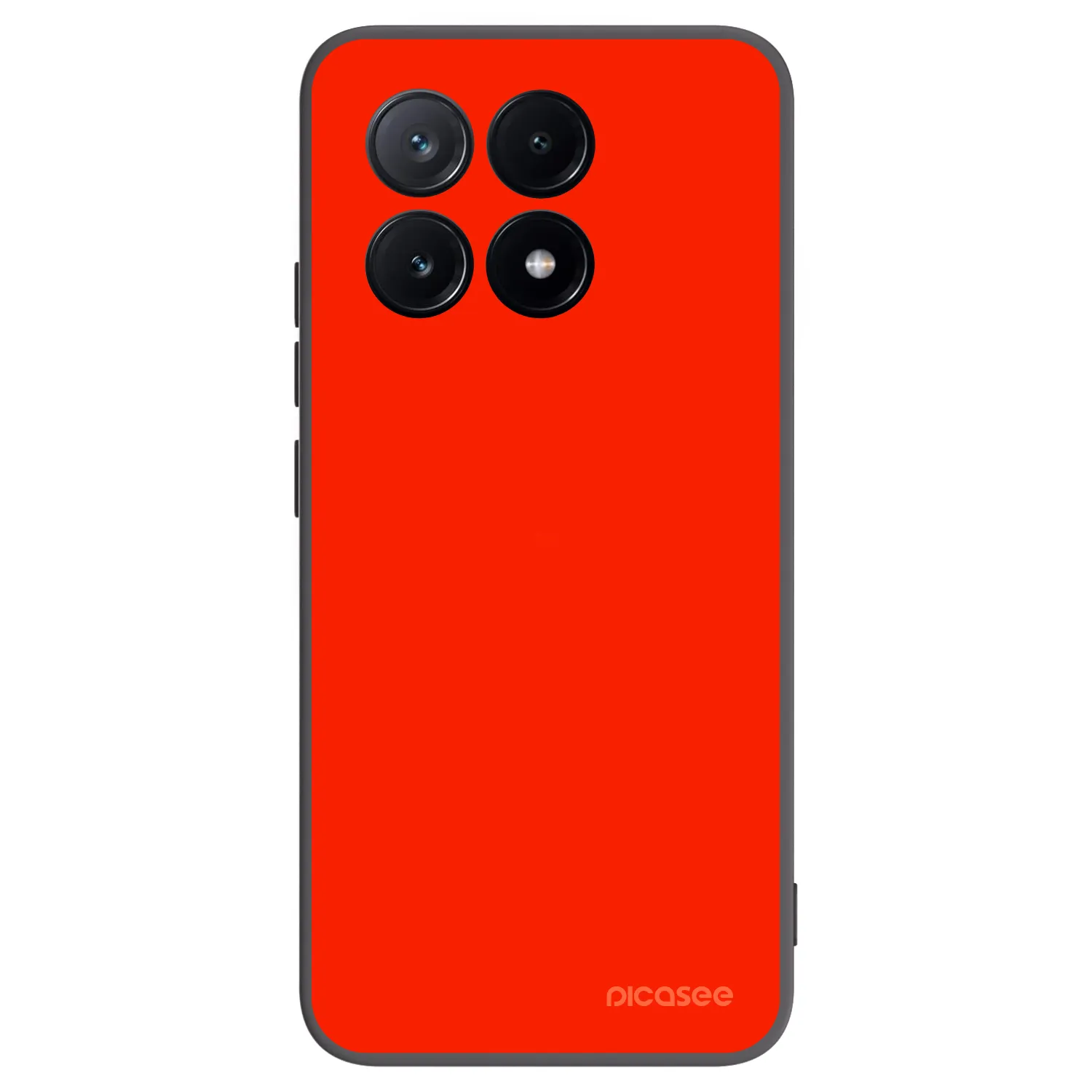 Picasee fekete szilikon tok az alábbi mobiltelefonokra Xiaomi Poco X6 Pro - Maranello Red