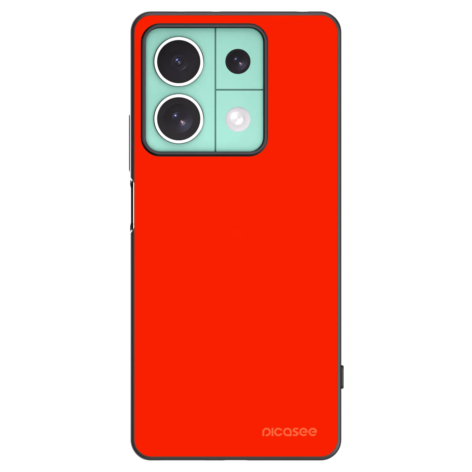 Picasee fekete szilikon tok az alábbi mobiltelefonokra Xiaomi Redmi Note 13 5G - Maranello Red