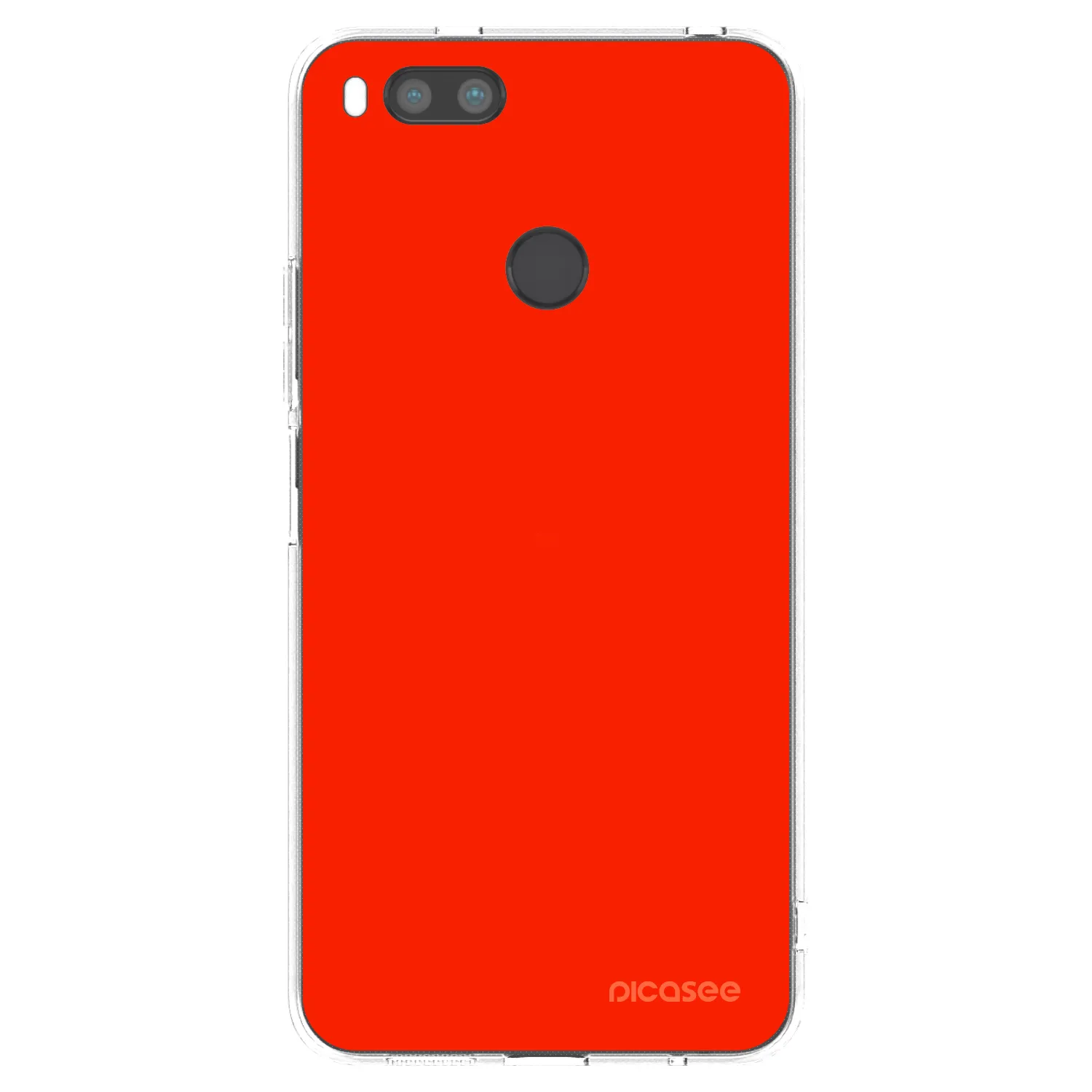 Picasee átlátszó szilikon tok az alábbi mobiltelefonokra Xiaomi Mi 11 Ultra - Maranello Red