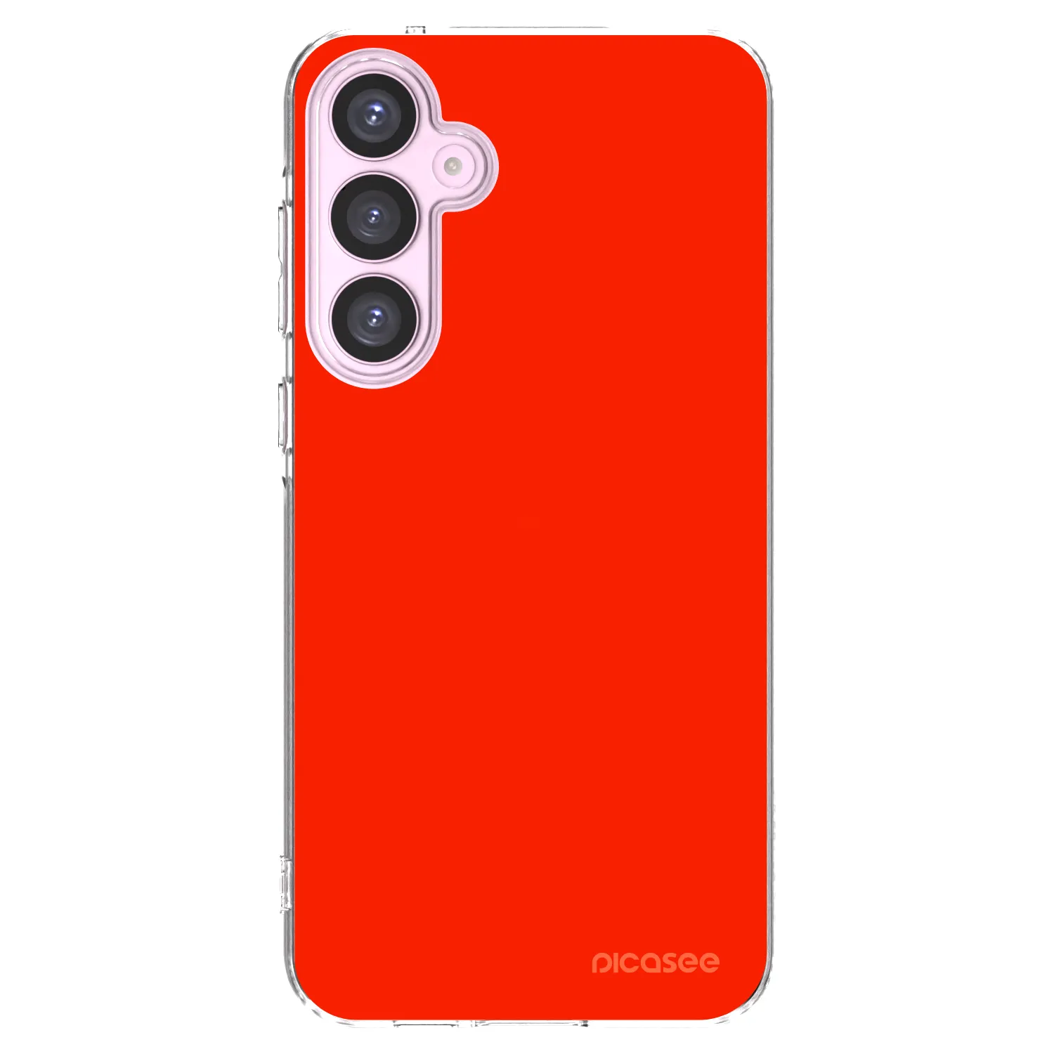 Picasee átlátszó szilikon tok az alábbi mobiltelefonokra Samsung Galaxy A55 5G A556B - Maranello Red