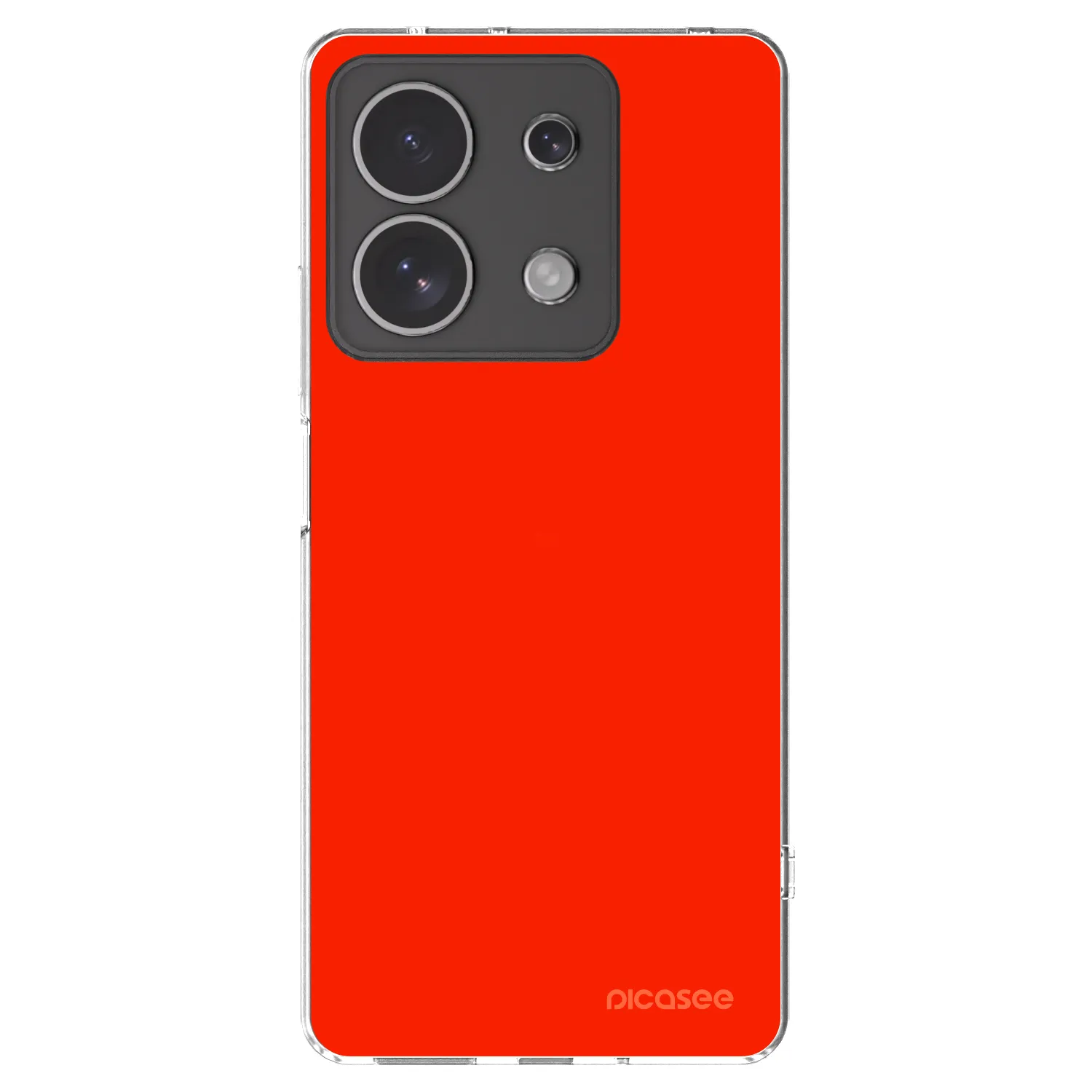 Picasee átlátszó szilikon tok az alábbi mobiltelefonokra Xiaomi Redmi Note 13 4G - Maranello Red