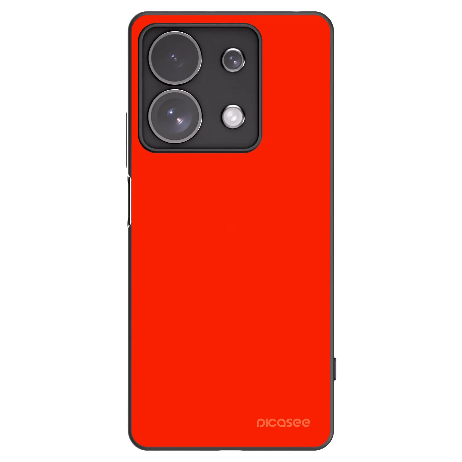 Picasee fekete szilikon tok az alábbi mobiltelefonokra Xiaomi Redmi Note 13 Pro 4G - Maranello Red