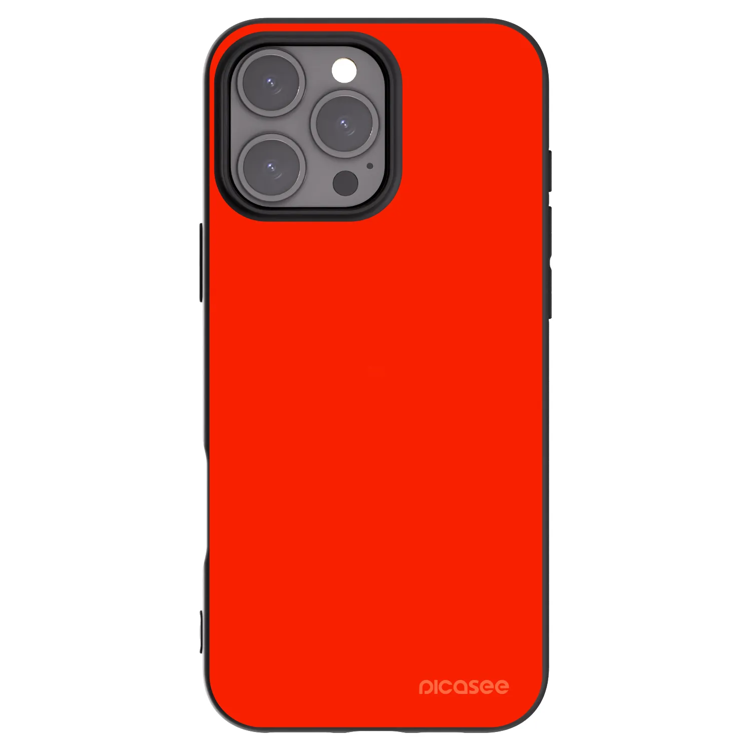 Picasee fekete szilikon tok az alábbi mobiltelefonokra Apple iPhone 16 Pro Max - Maranello Red