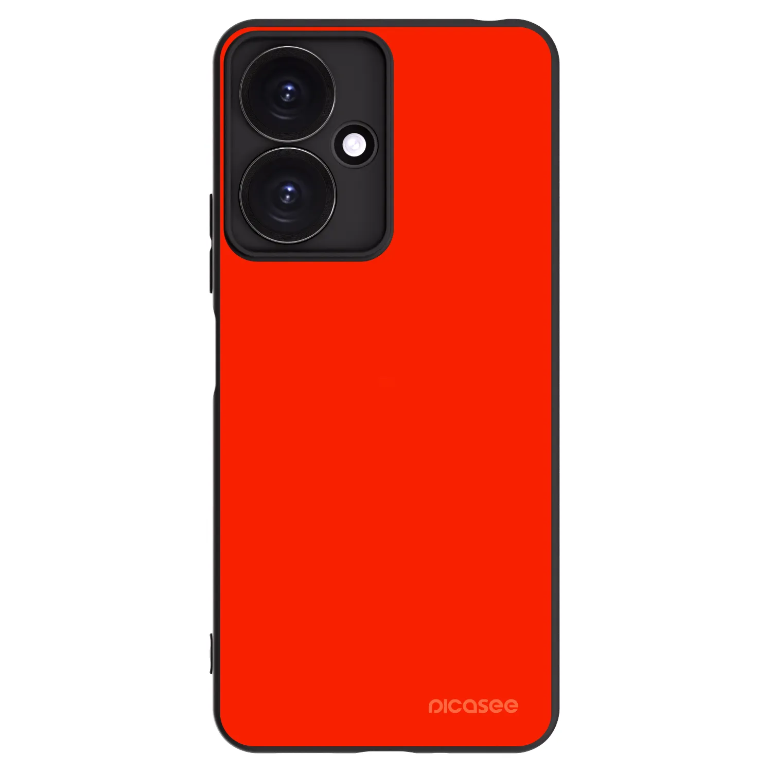 Picasee fekete szilikon tok az alábbi mobiltelefonokra Xiaomi Redmi 13C 5G - Maranello Red