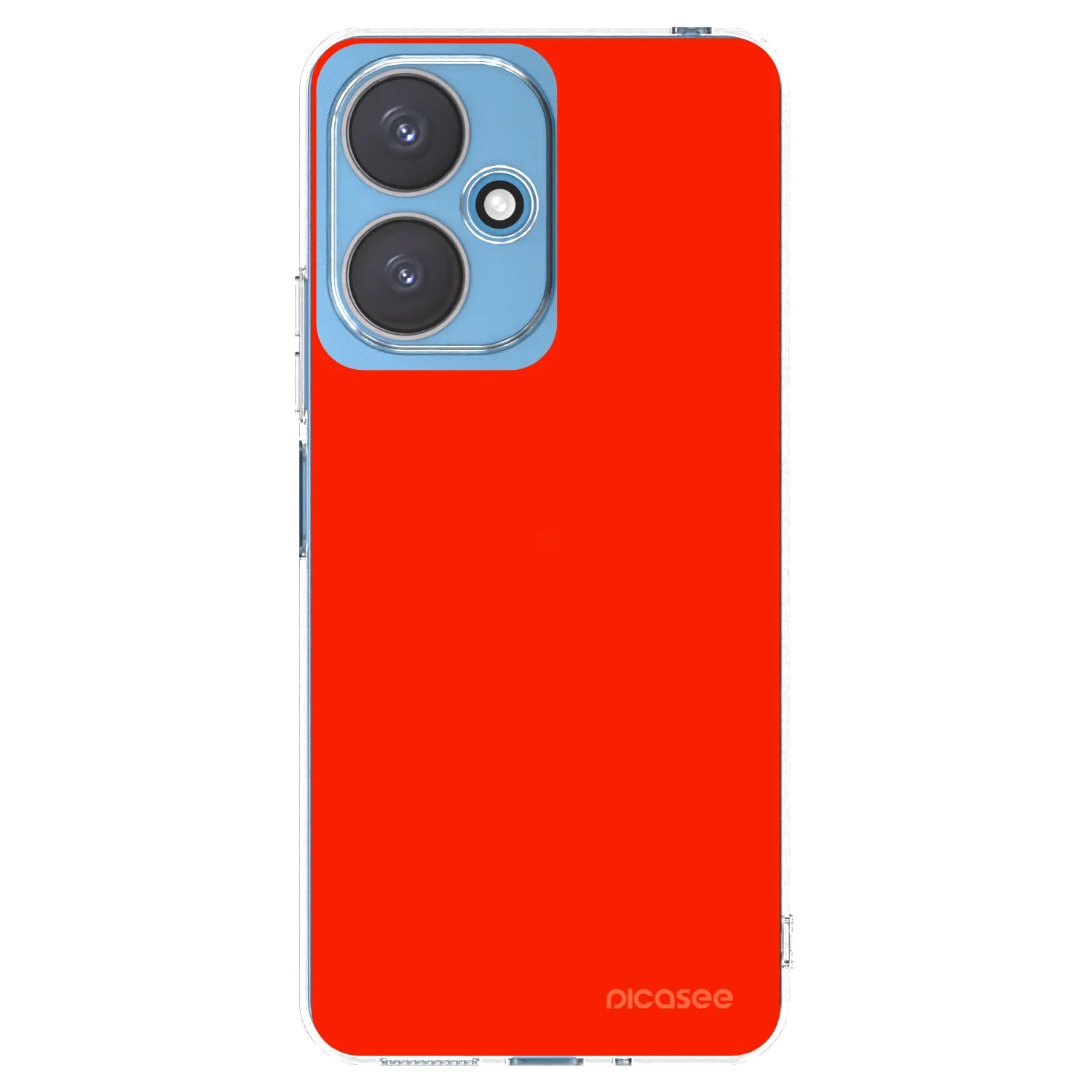 Picasee átlátszó szilikon tok az alábbi mobiltelefonokra Xiaomi Redmi 13C 5G - Maranello Red