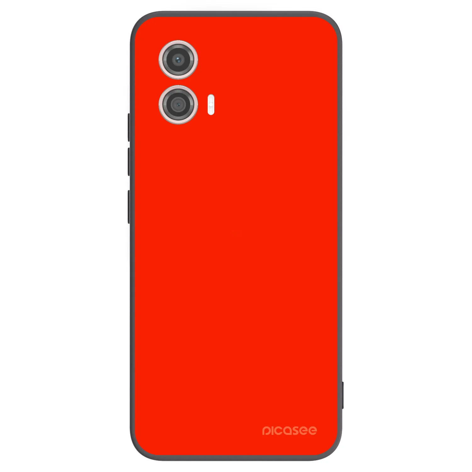Picasee fekete szilikon tok az alábbi mobiltelefonokra Motorola Moto G53 5G - Maranello Red