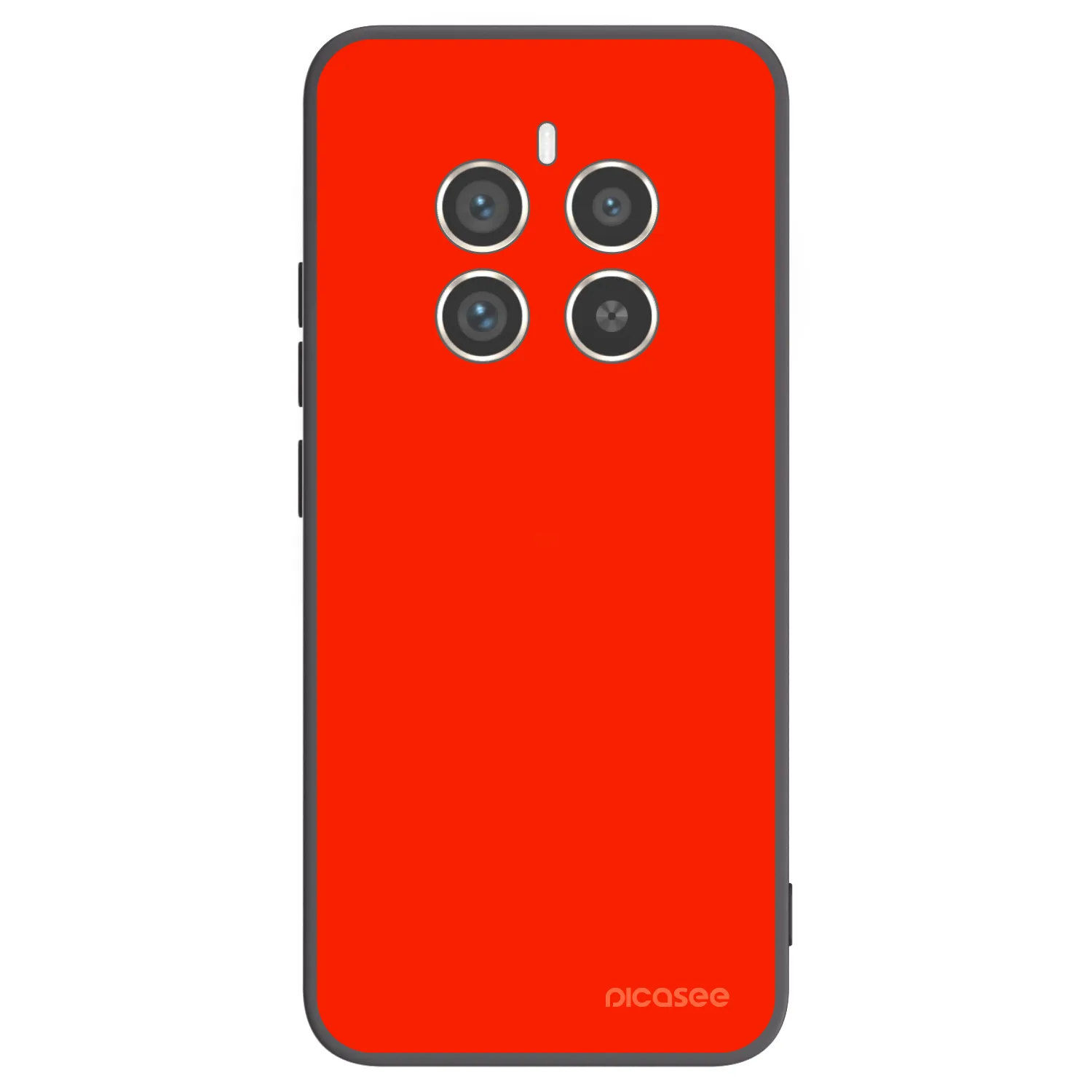 Picasee fekete szilikon tok az alábbi mobiltelefonokra Realme 12 Pro 5G - Maranello Red