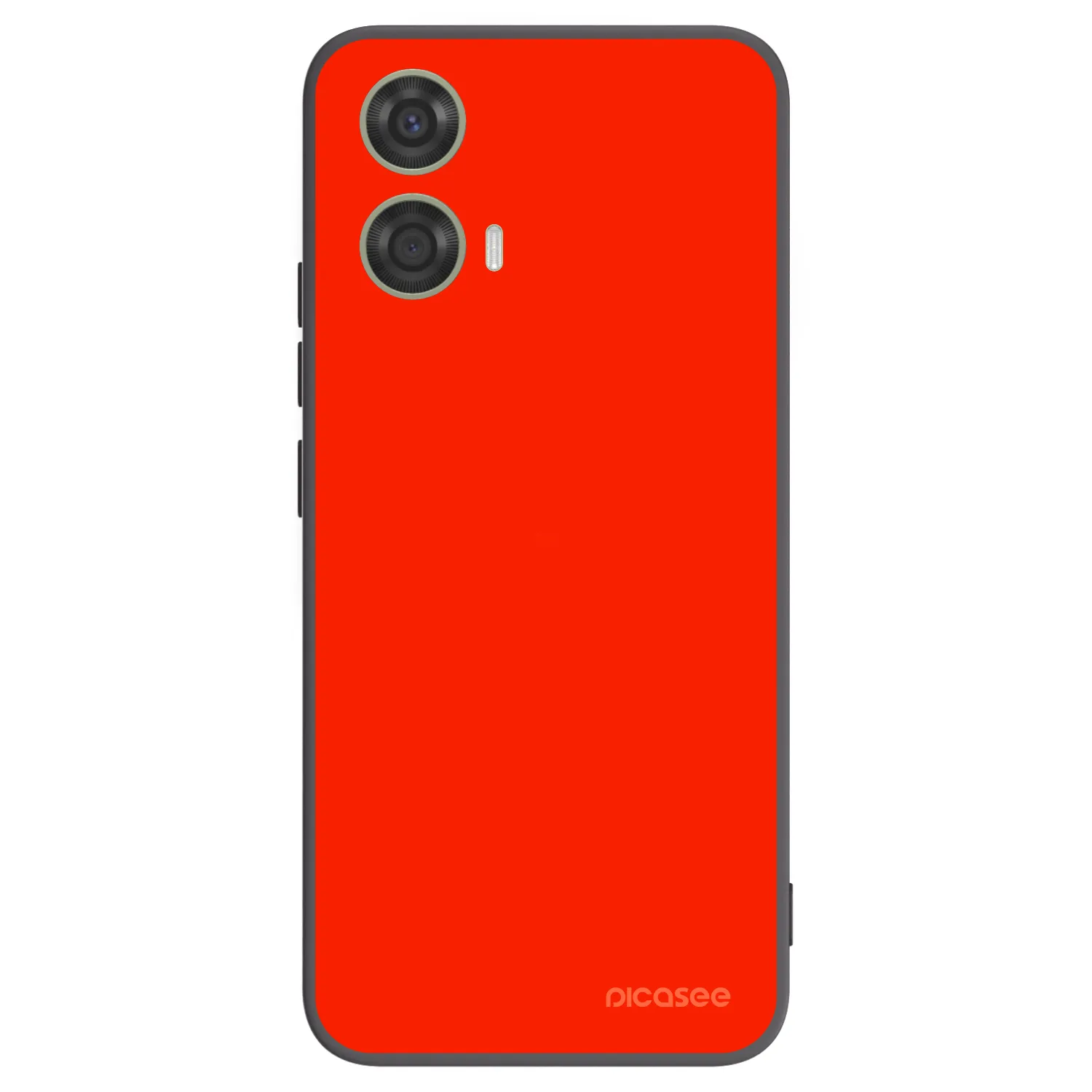 Picasee fekete szilikon tok az alábbi mobiltelefonokra Motorola Moto G24 - Maranello Red