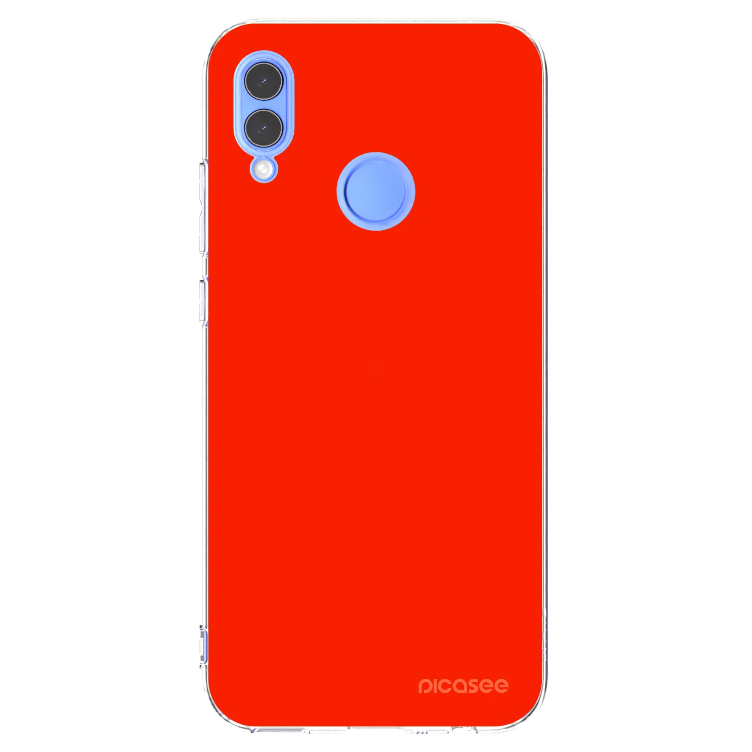 Picasee átlátszó szilikon tok az alábbi mobiltelefonokra Huawei P Smart 2019 - Maranello Red