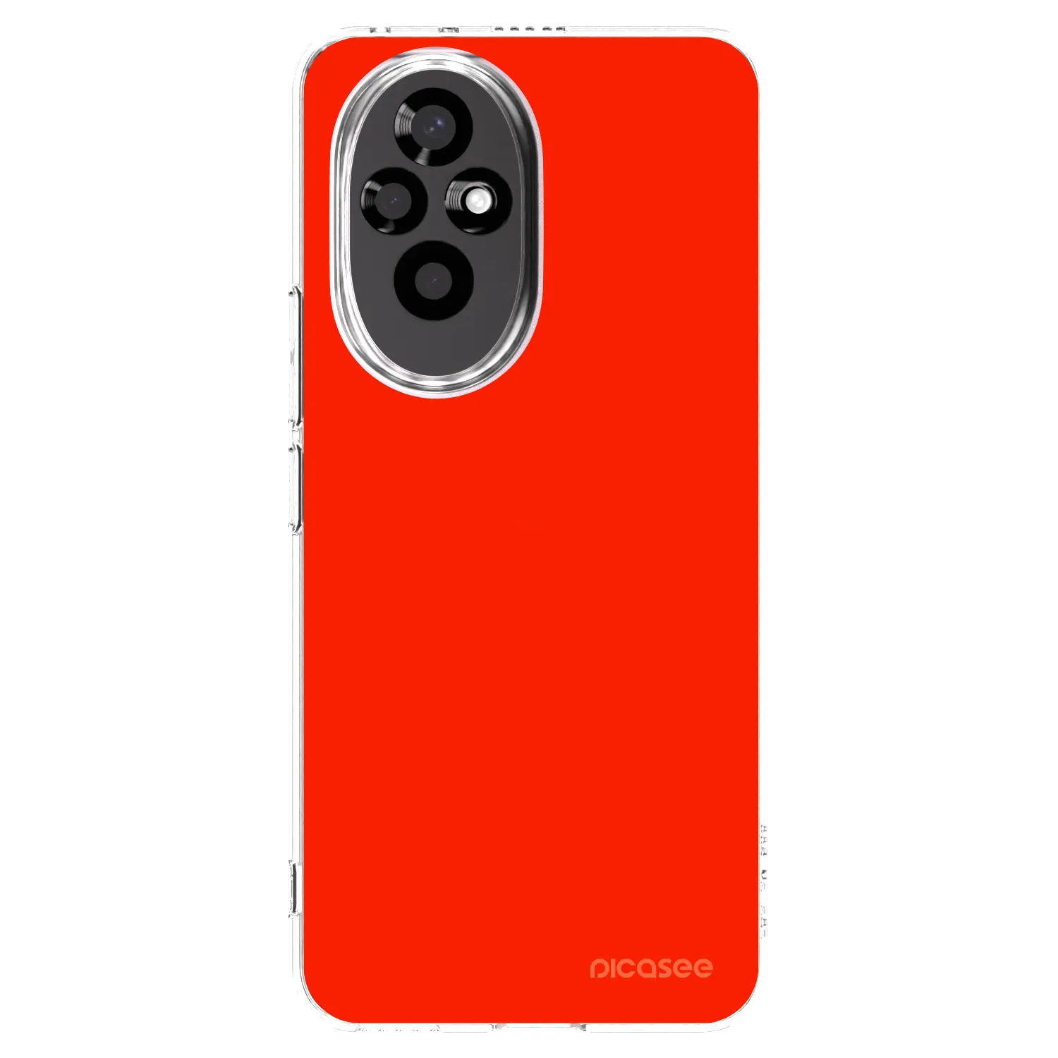 Picasee átlátszó szilikon tok az alábbi mobiltelefonokra Honor 200 Pro 5G - Maranello Red